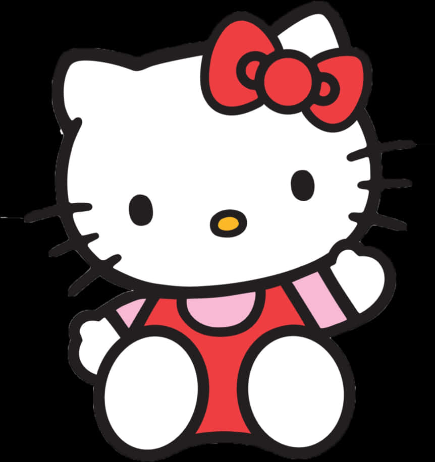 Hello Kitty Klasik Poz Duvar Kağıdı
