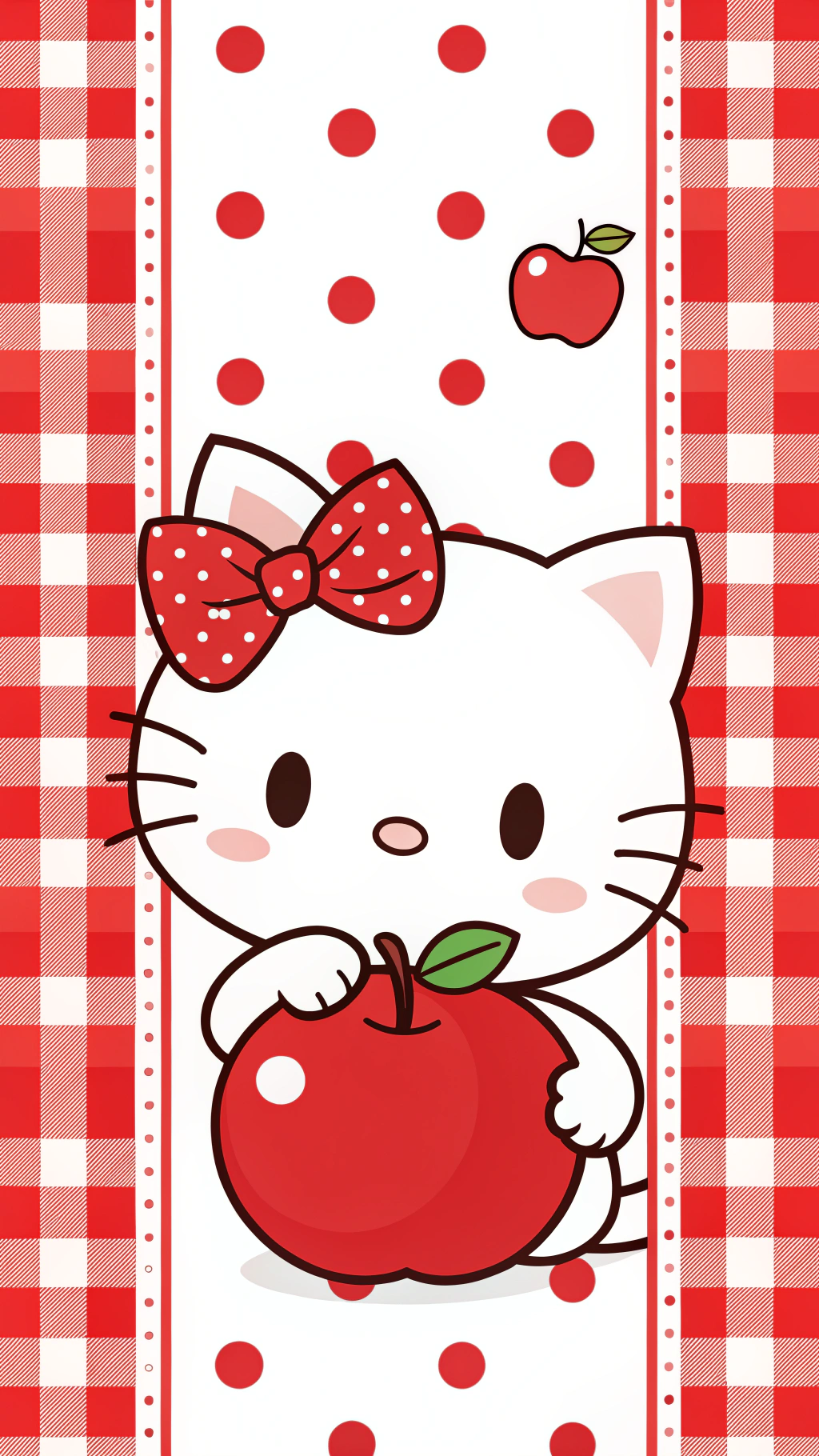Hello Kitty'nin Elma Sırrı AÇIKLANDI Duvar Kağıdı