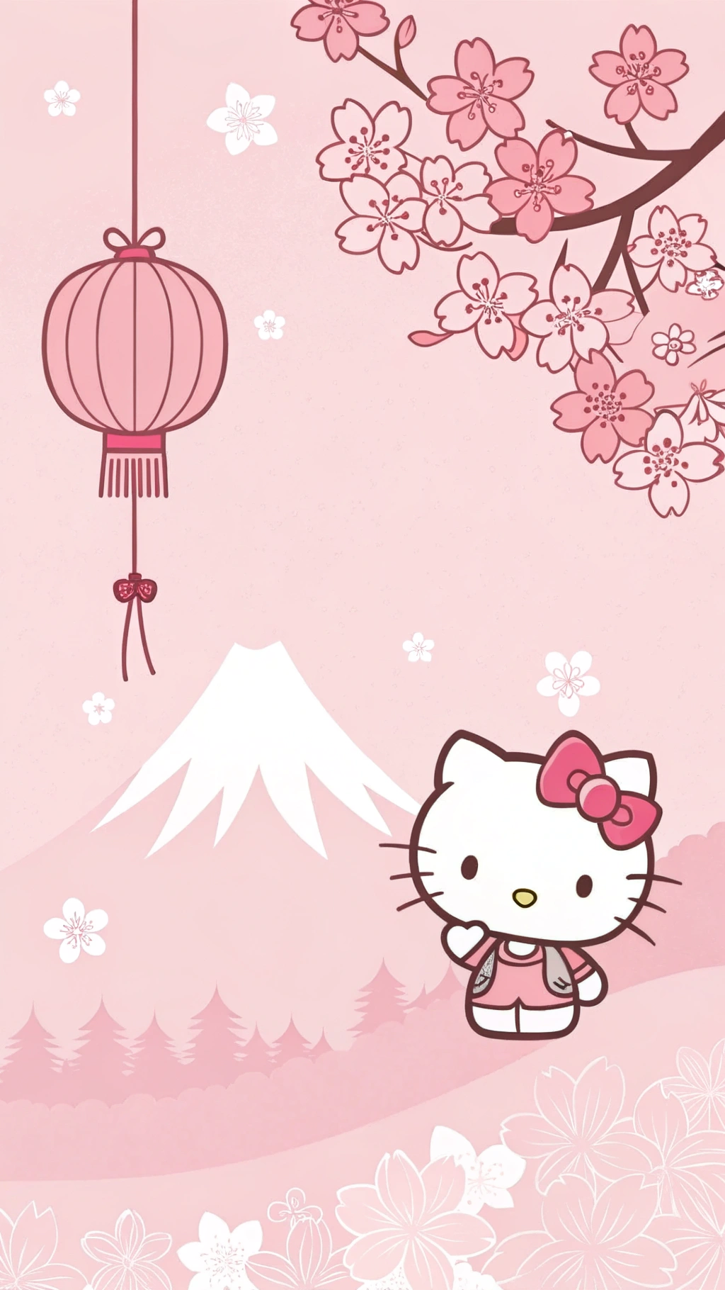 Hello Kitty'nin Japonya Gezisi ŞOK EDİCİ ŞEKİLDE Şirin Duvar Kağıdı