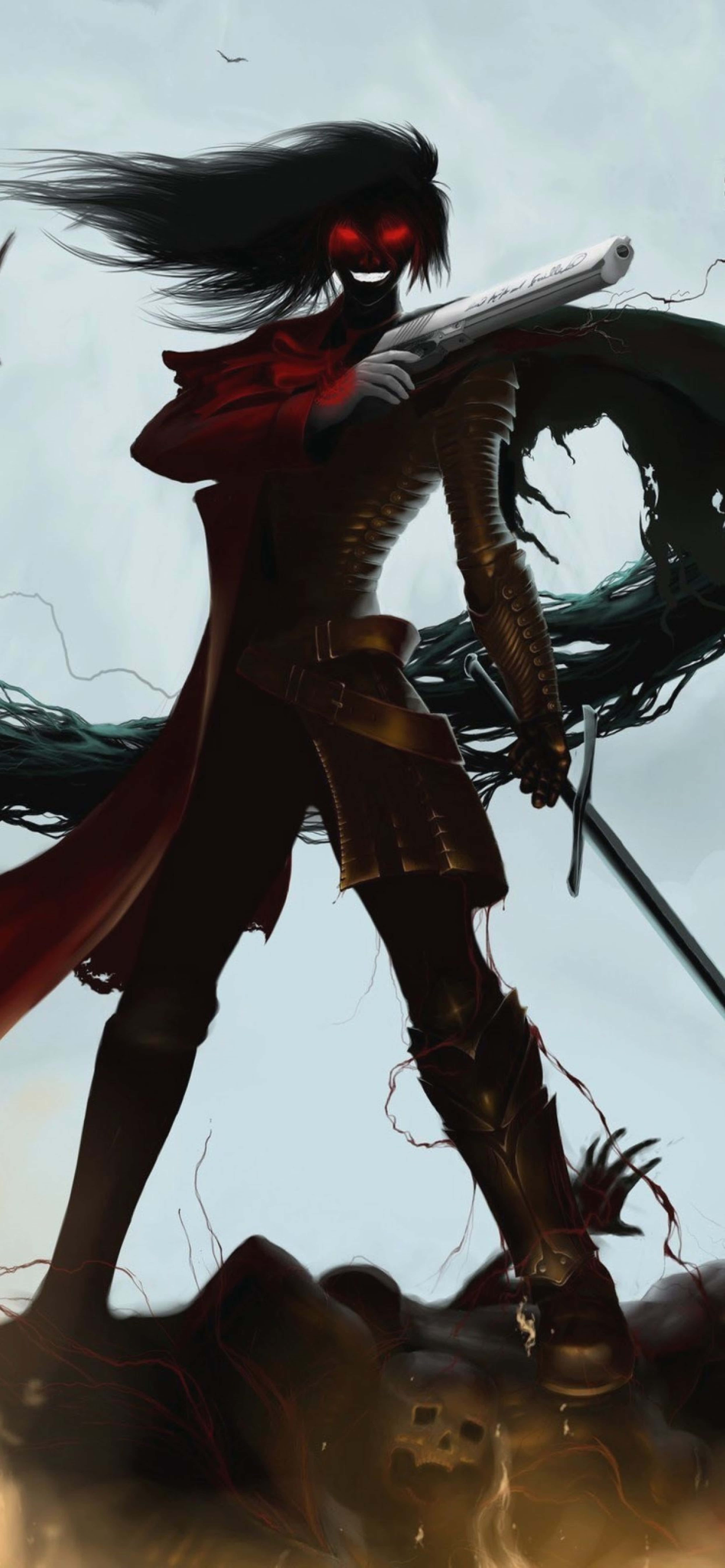 Hellsing Ultimate 4K'da Yoğun Karşılaşma Duvar Kağıdı