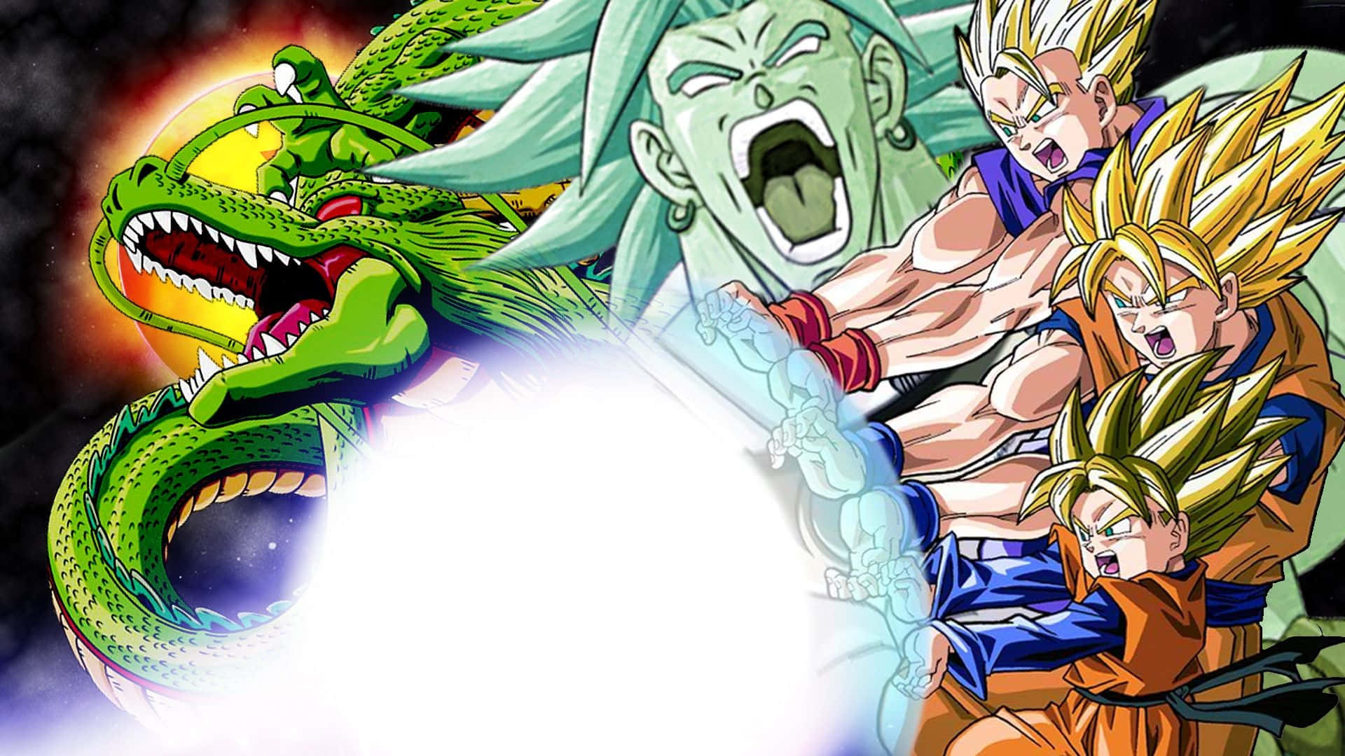 Her Şeye Gücü Yeten Süper Saiyanlar Dragon Ball Super Broly'de Sınırların Ötesine Geçiyor Duvar Kağıdı