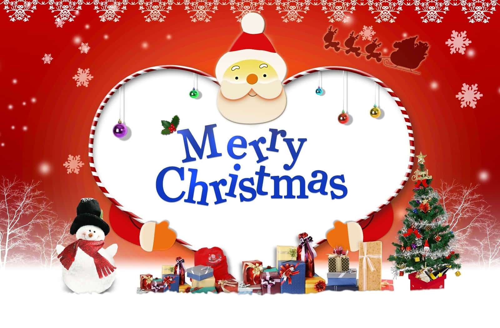 Herkese mutlu ve neşeli bir Noel dilerim! Duvar Kağıdı