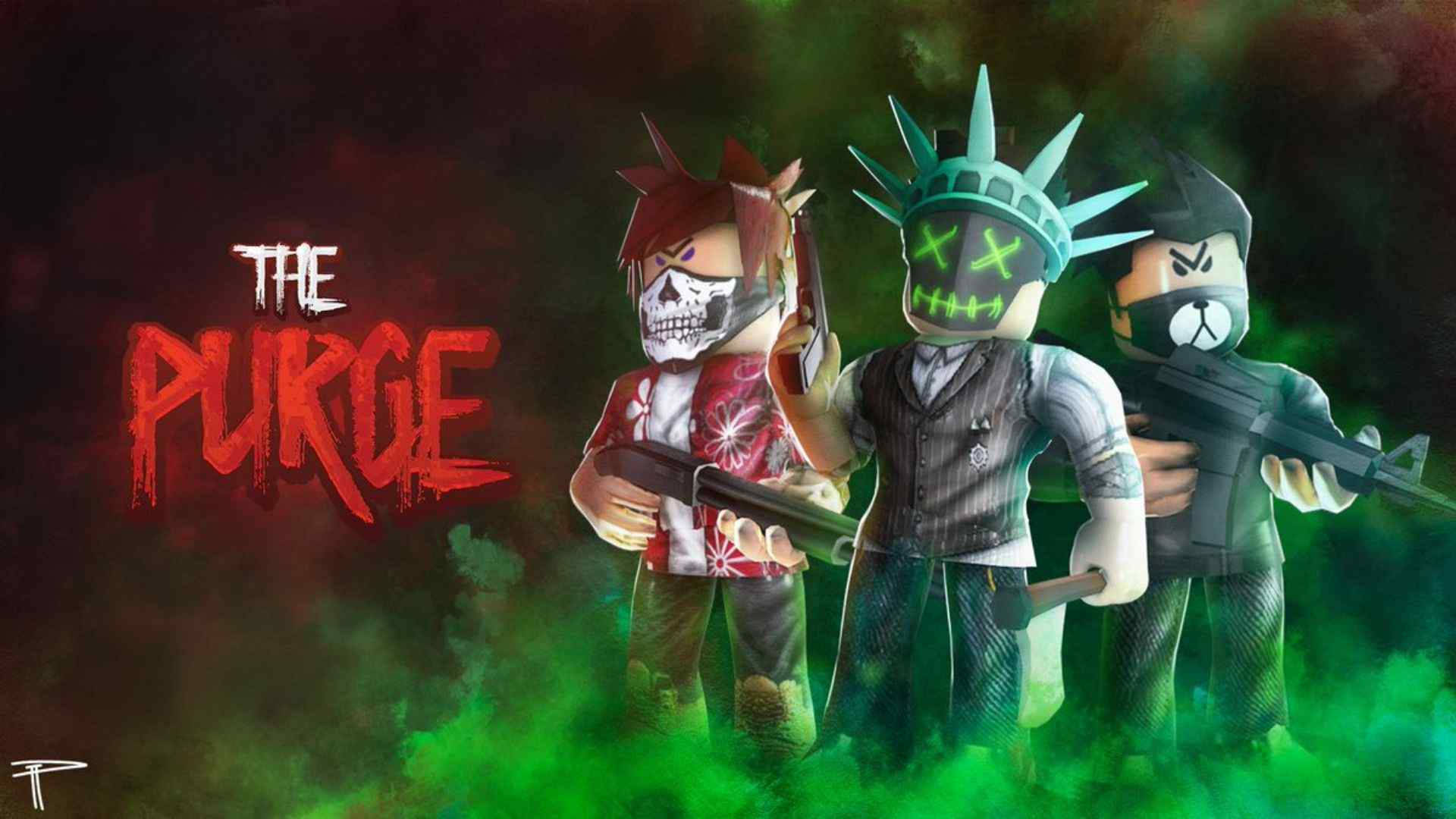 Heyecan Dolu Roblox The Purge Macerası Duvar Kağıdı