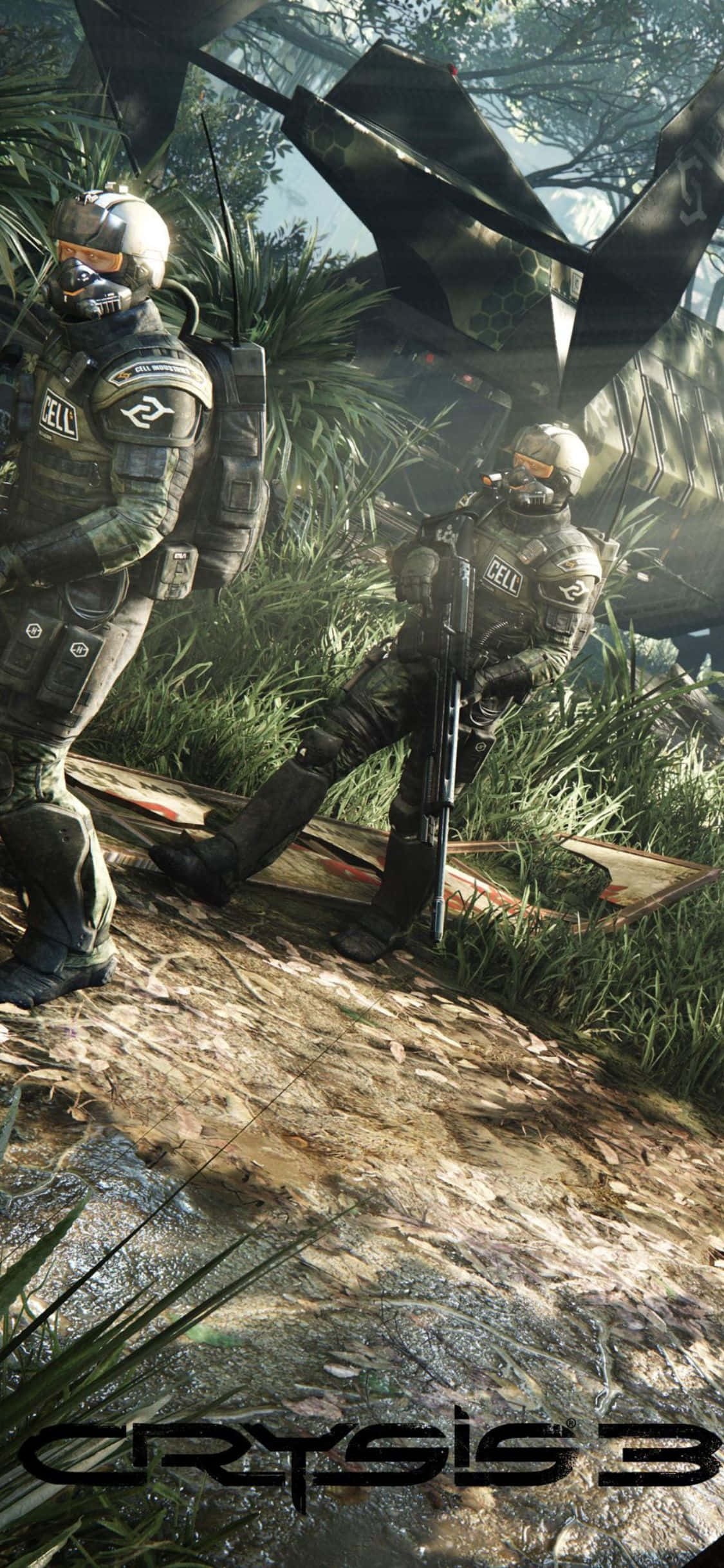 Heyecan Verici Bilim Kurgu Fantazi Macerası – iPhone X için Crysis 3 Duvar Kağıdı