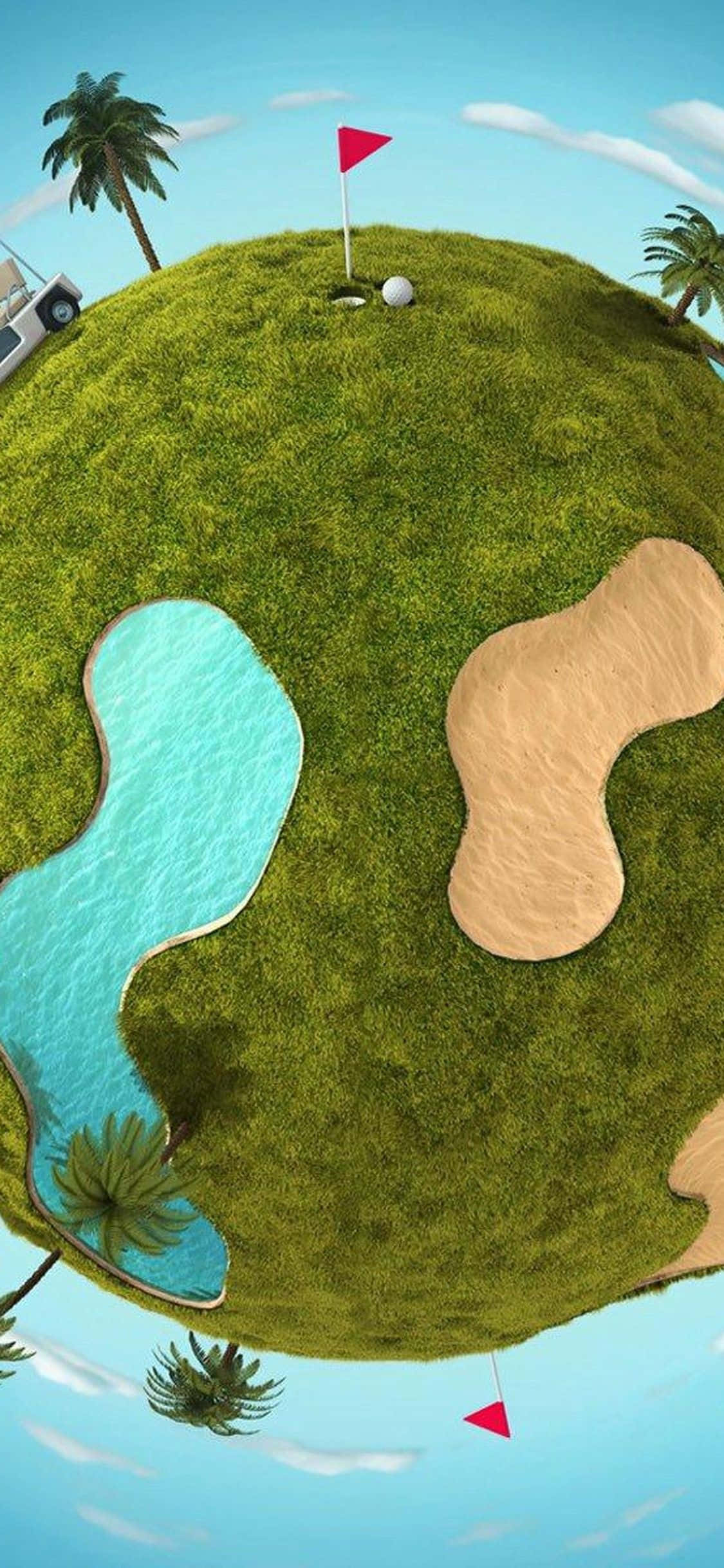 Heyecan Verici Bir Harika Golf Turuna Hazır Olun Duvar Kağıdı
