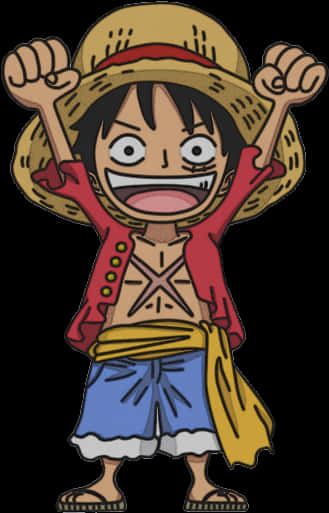 Heyecanlı Anime Karakteri Luffy Duvar Kağıdı