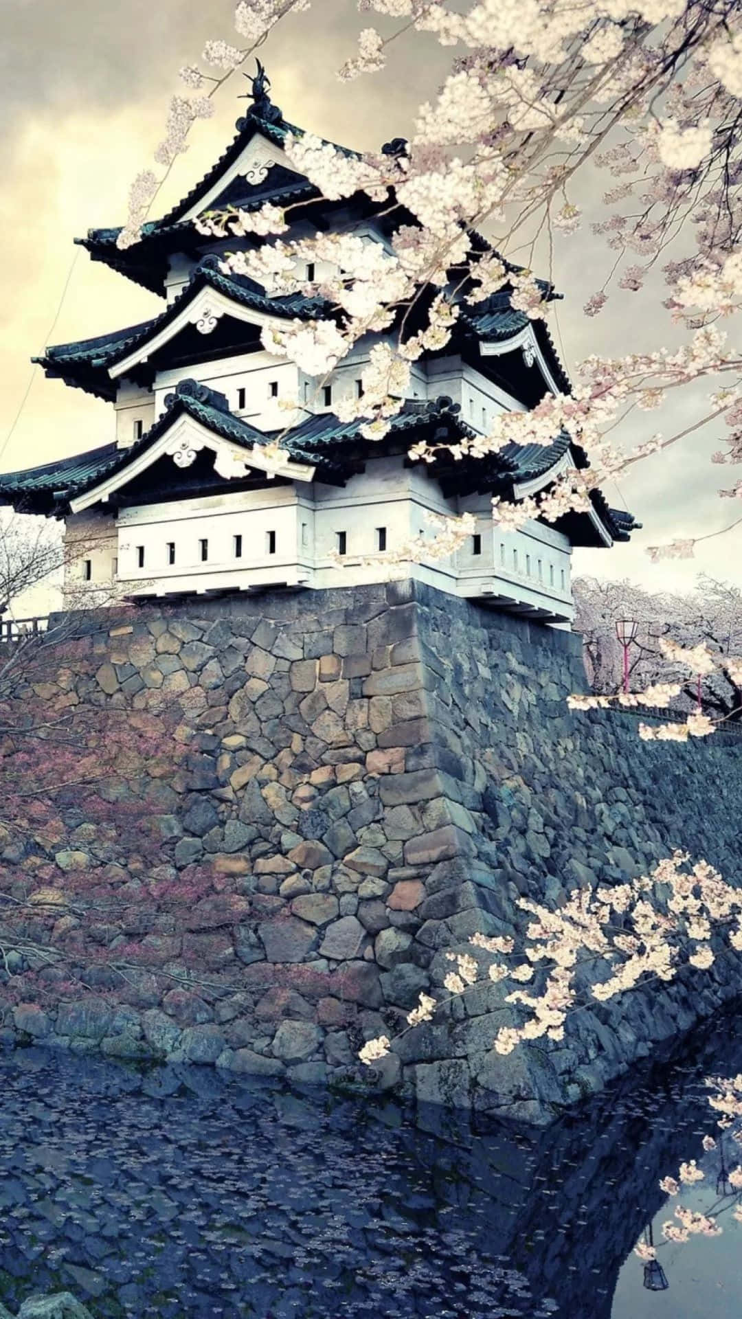 Hirosaki Kalesi Japon iPhone Duvar Kağıdı