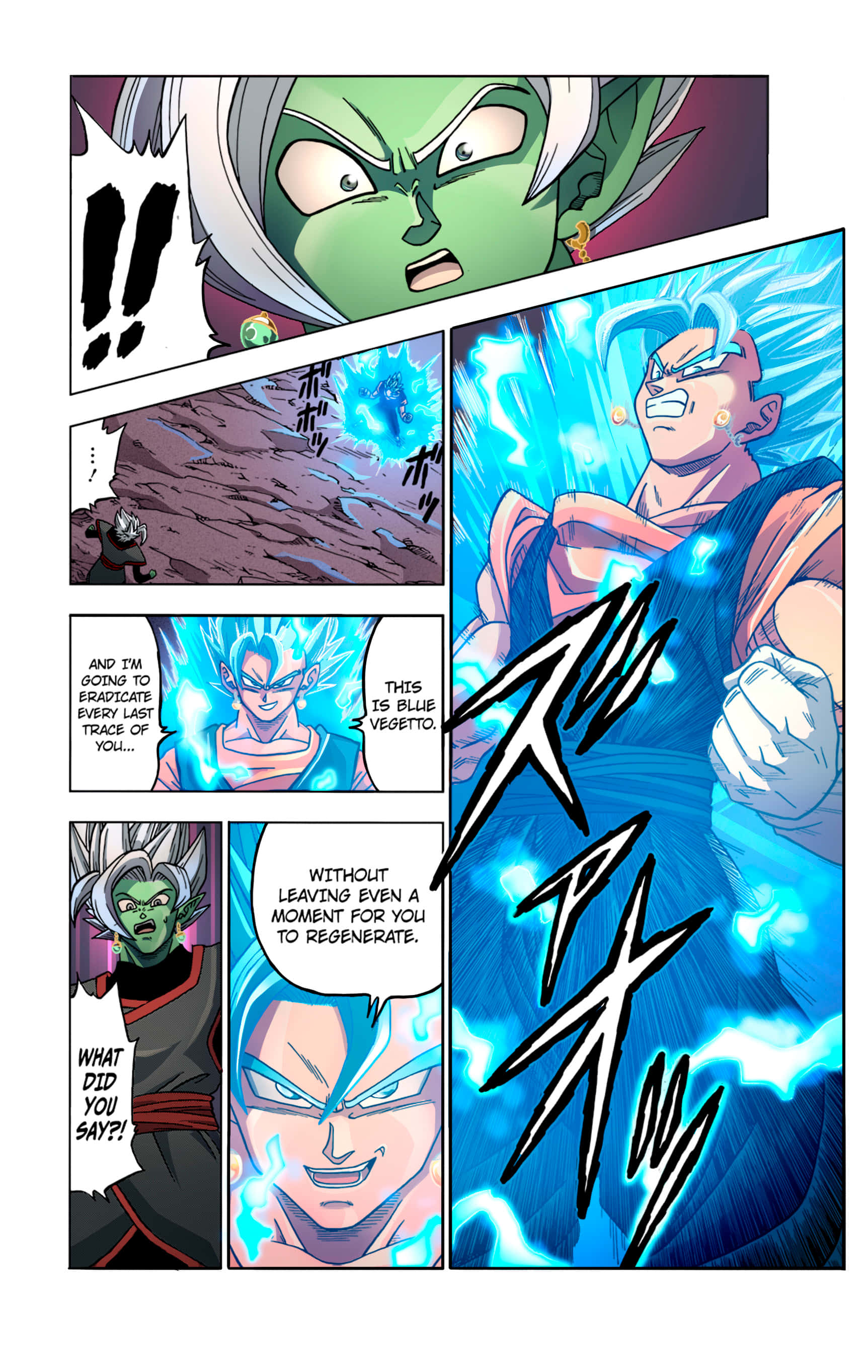 Hit Dragon Ball Super Manga'da aksiyon dolu anlar! Duvar Kağıdı