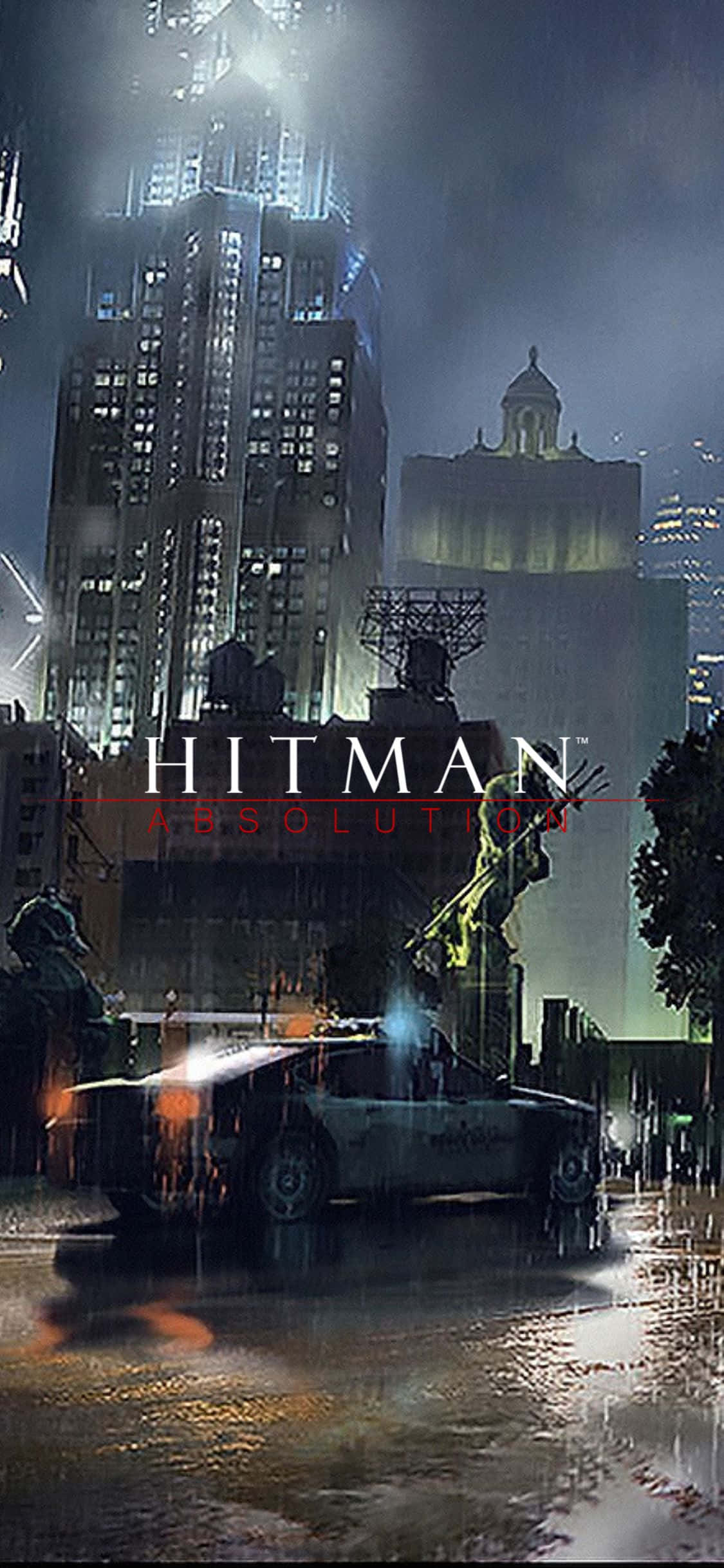 Hitman Absolution: Cesur iPhone X Görünümüyle Gerilim Oyunu Duvar Kağıdı