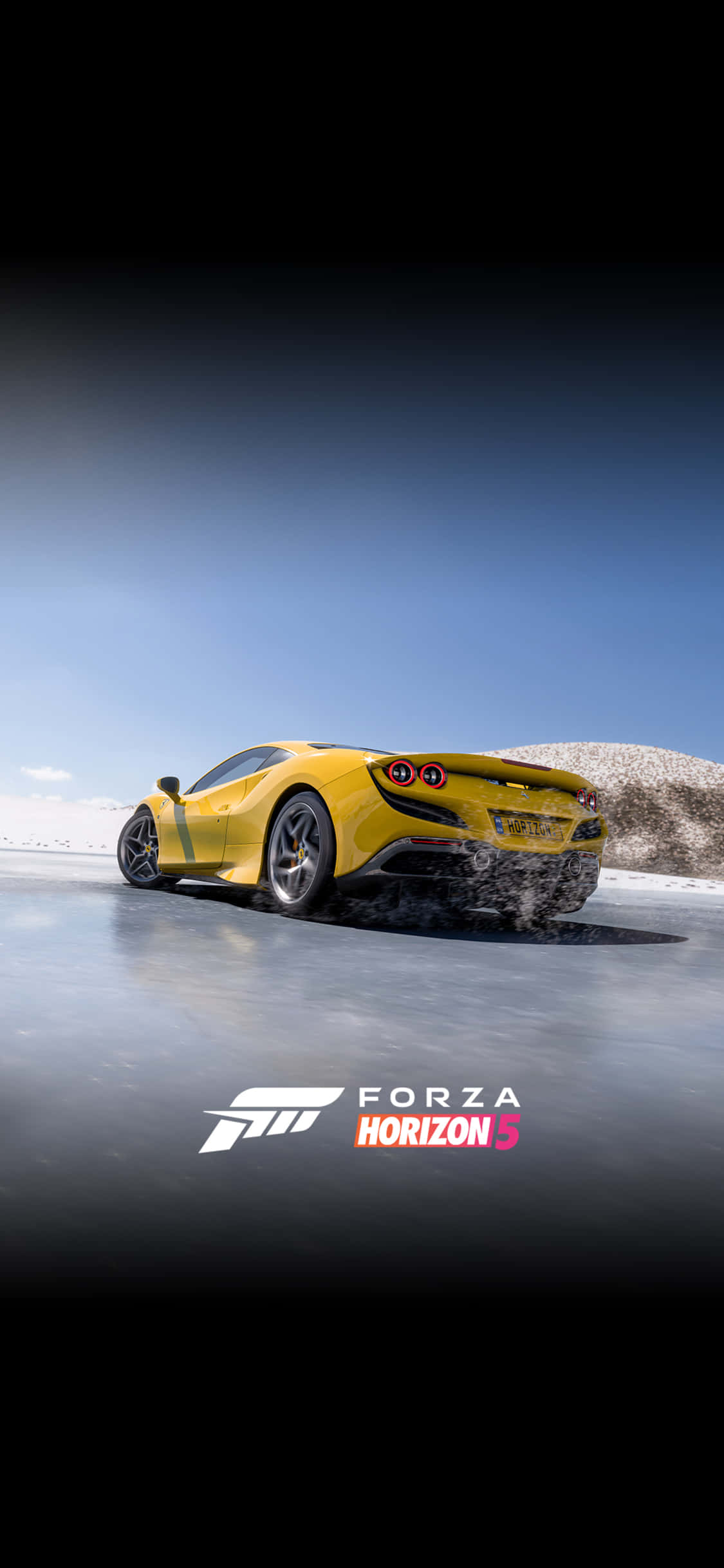 Hızla Giden Lamborghini iPhone X Forza Motorsport 7 Duvar Kağıdı