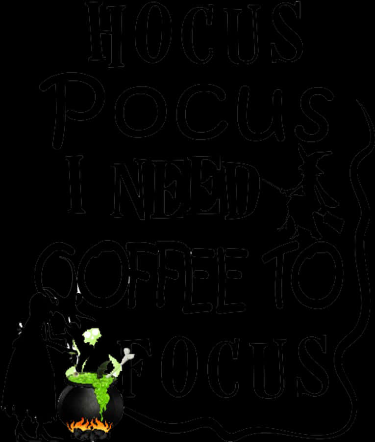Hocus Pocus Kahvesi Odaklanmak İçin Duvar Kağıdı