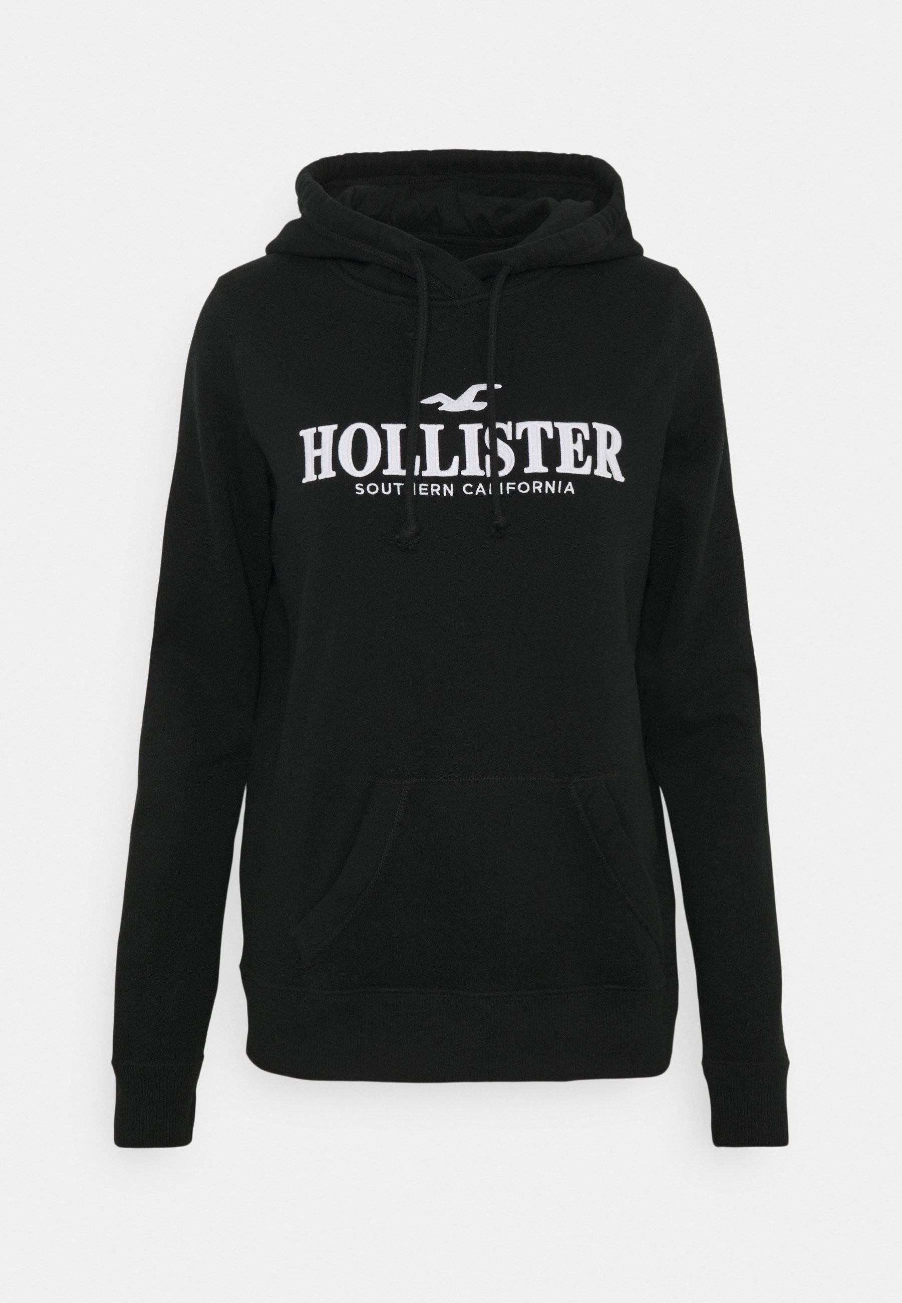 Hollister'ın Siyah Kapüşonlu Ceketiyle Sokak Stilinizi Serbest Bırakın Duvar Kağıdı