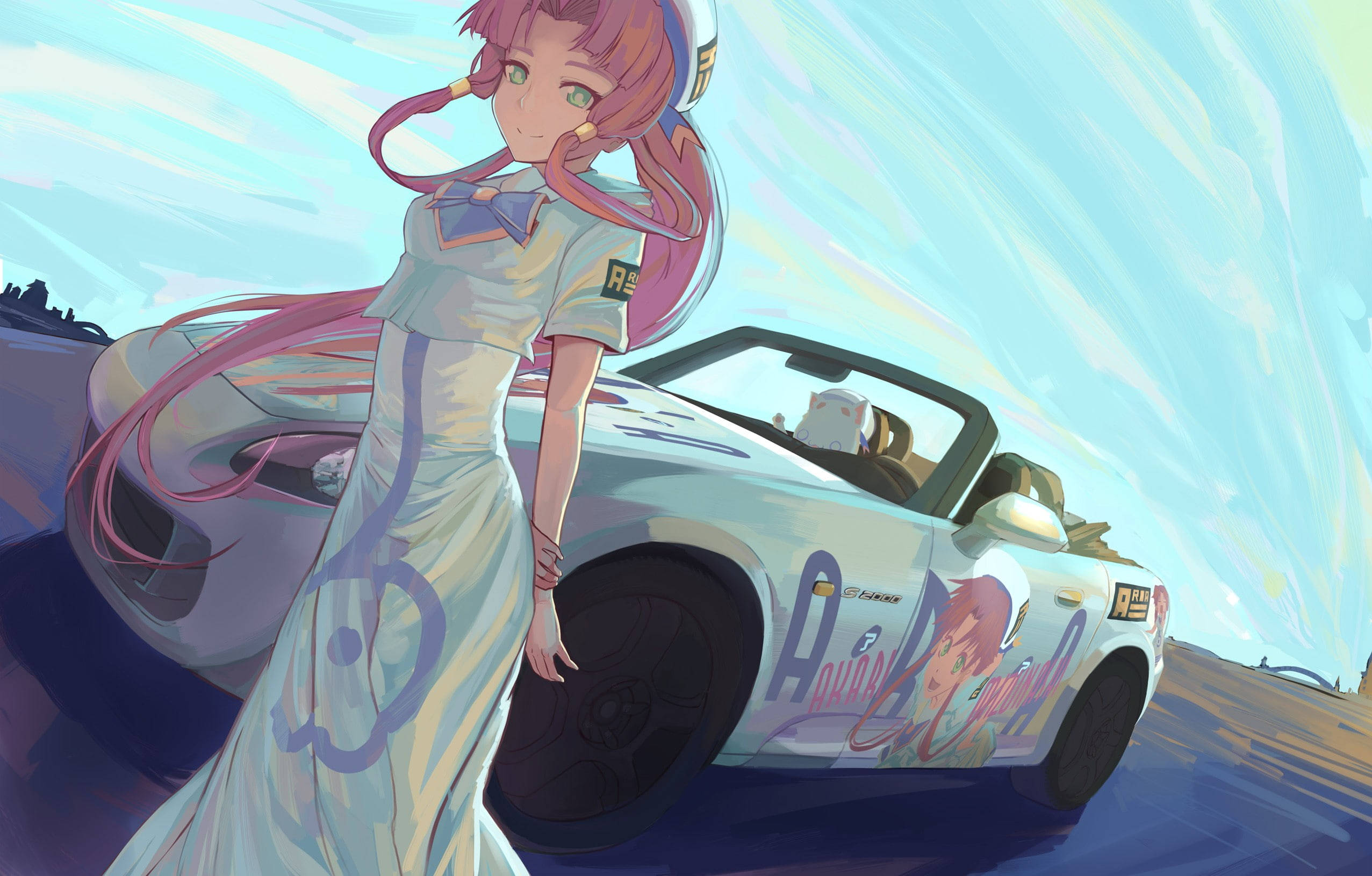 Honda S2000 Anime Araba Duvar Kağıdı