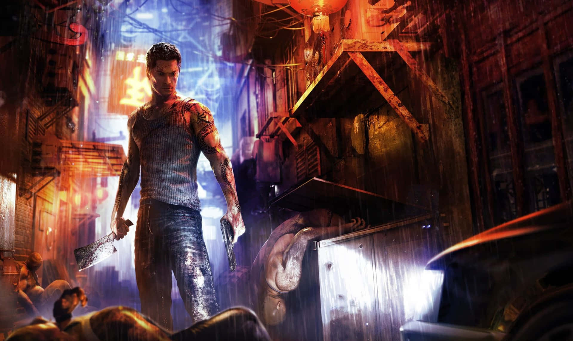 Hong Kong'un suç dünyasını Sleeping Dogs ile keşfedin Duvar Kağıdı