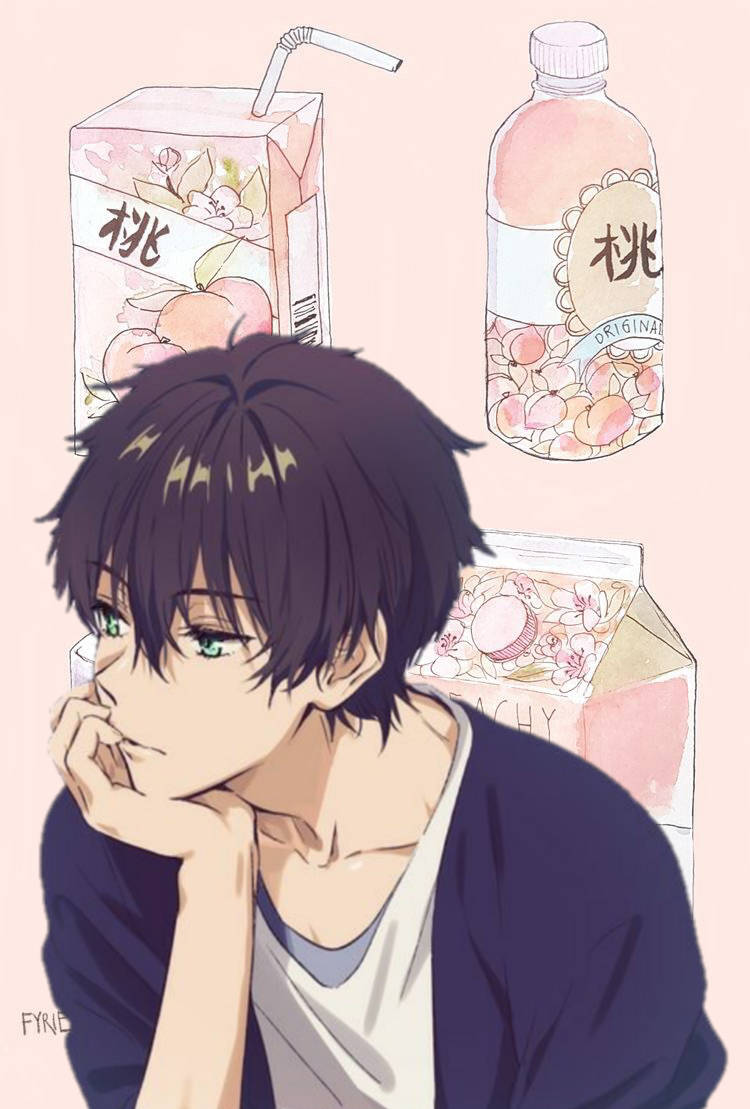 Hōtarō Oreki Hüzünlü Anime Çocuğu Estetiği Duvar Kağıdı