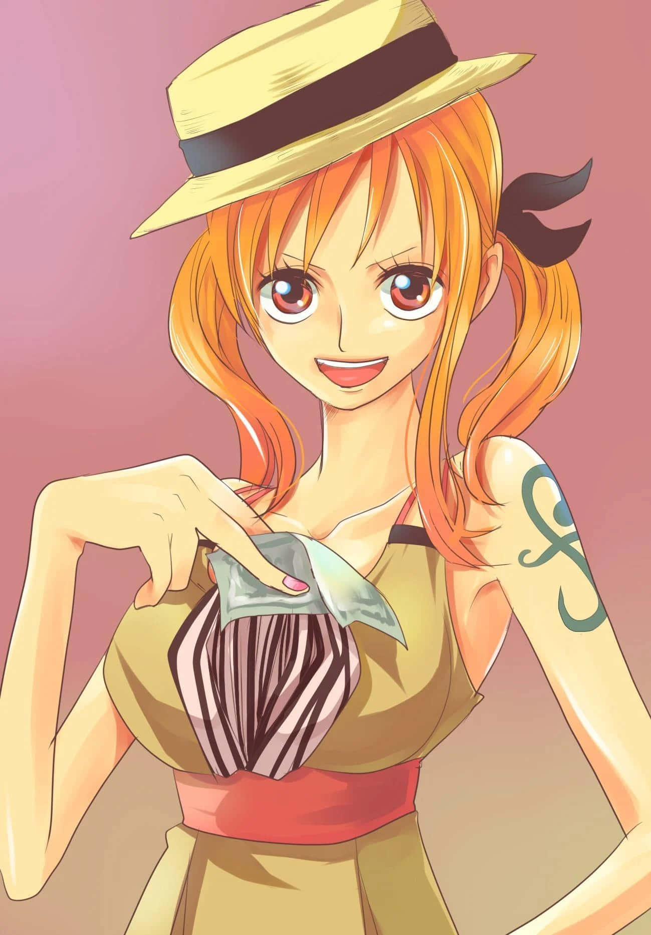 Hırsız Kedi Nami One Piece Duvar Kağıdı
