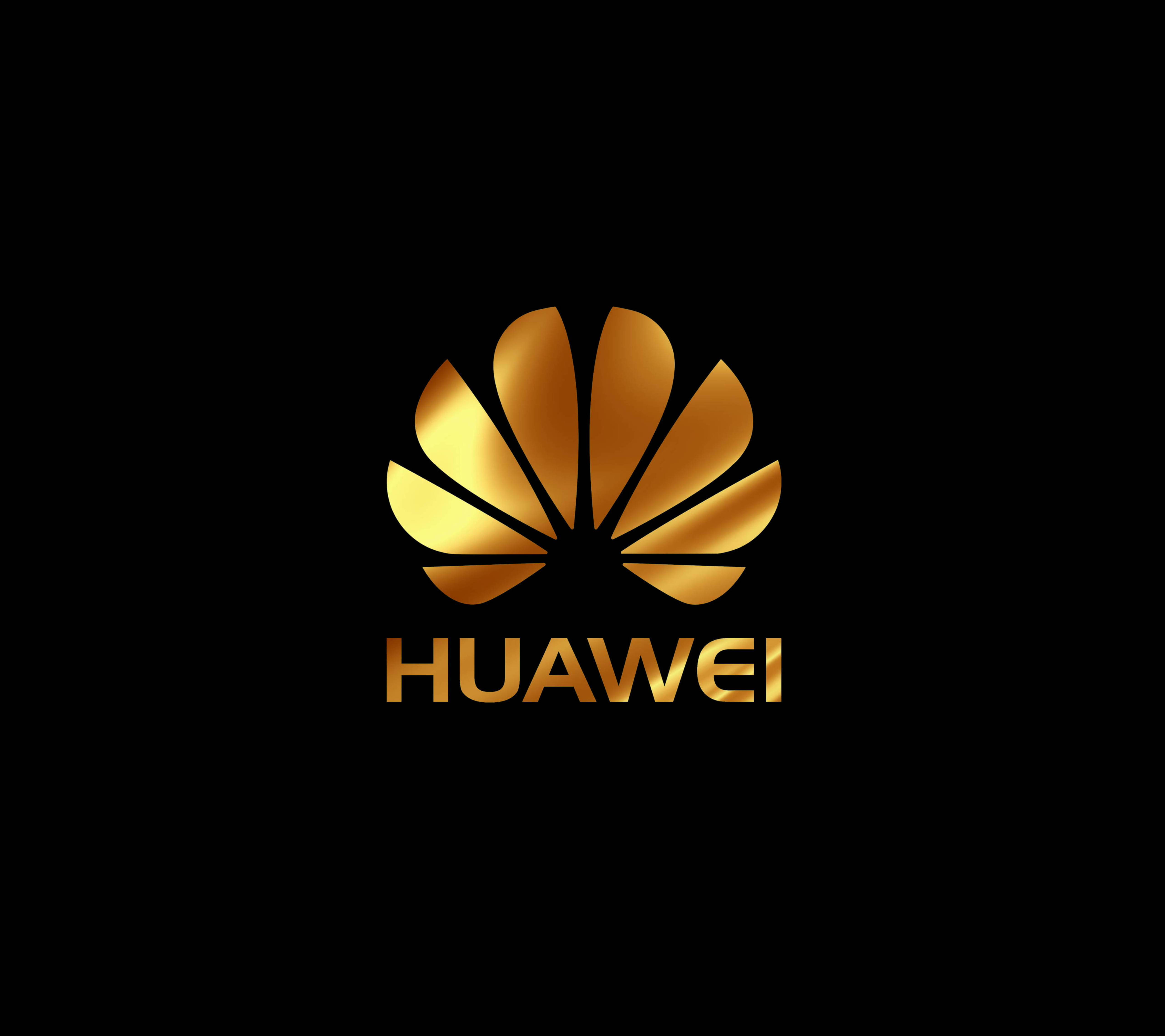 Huawei Altın Marka Logosu Duvar Kağıdı