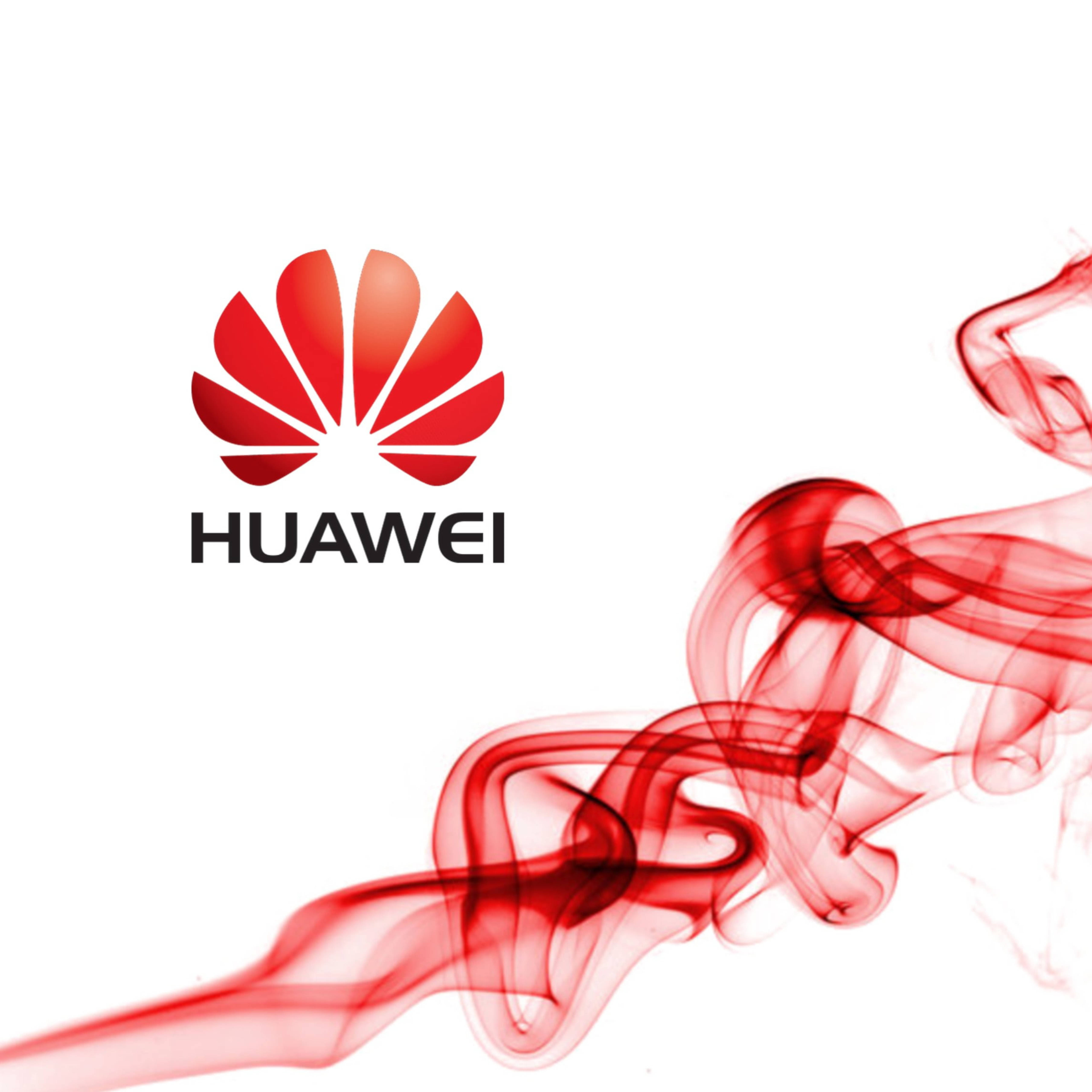Huawei Marka Kırmızı Duman Duvar Kağıdı
