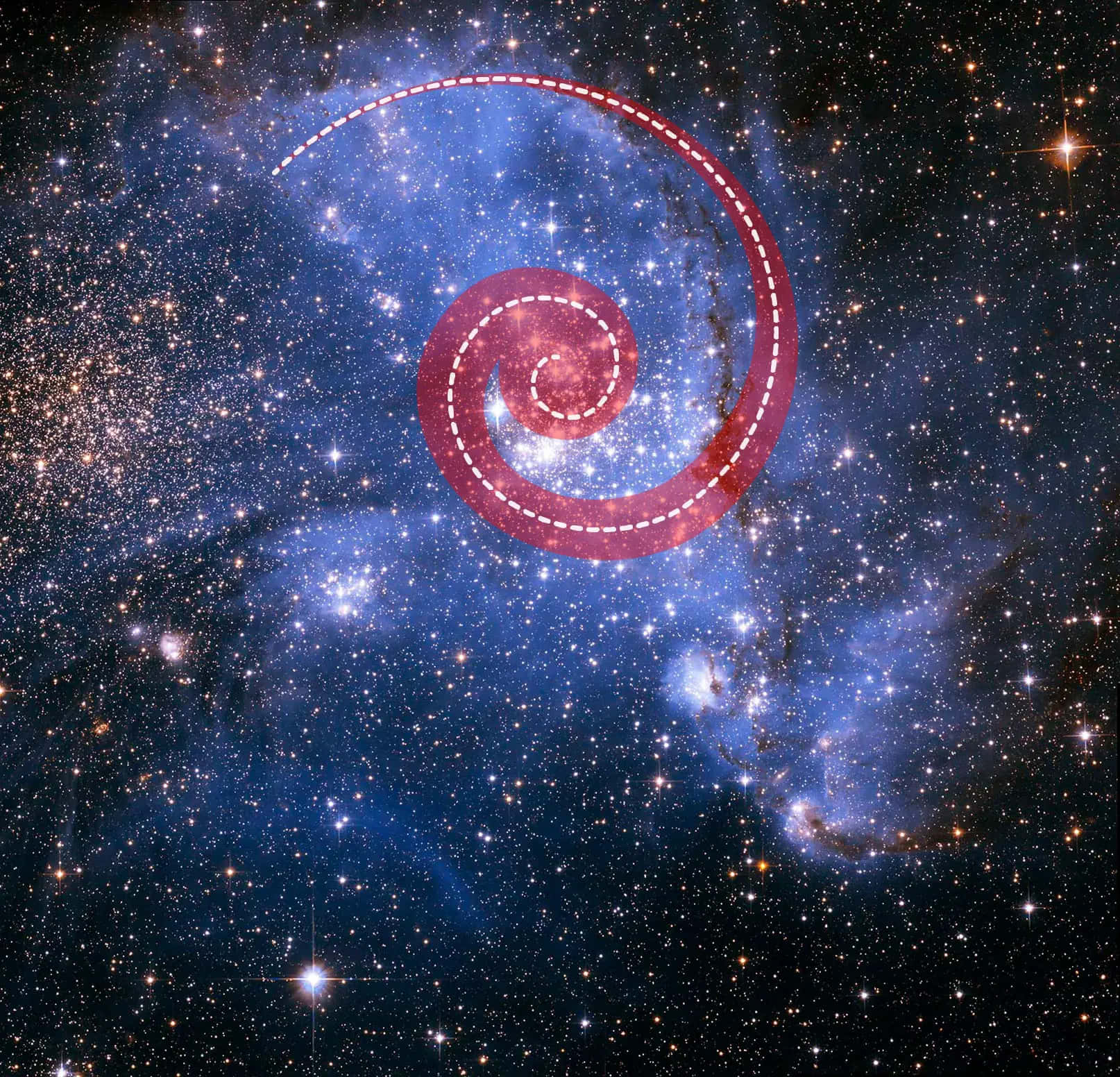 Hubble'ın Sarmal Yıldızları Duvar Kağıdı