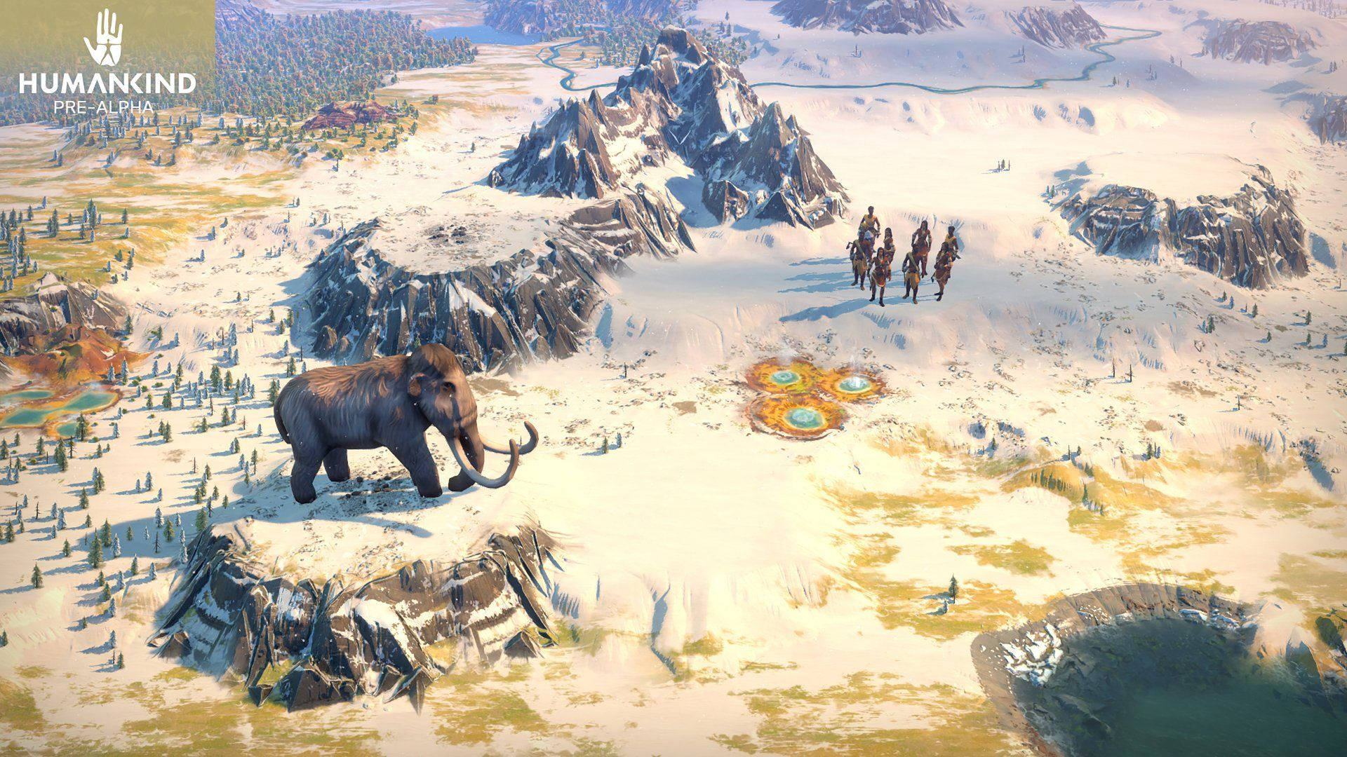 Humankind Pre-Alpha Kış Haritası Duvar Kağıdı