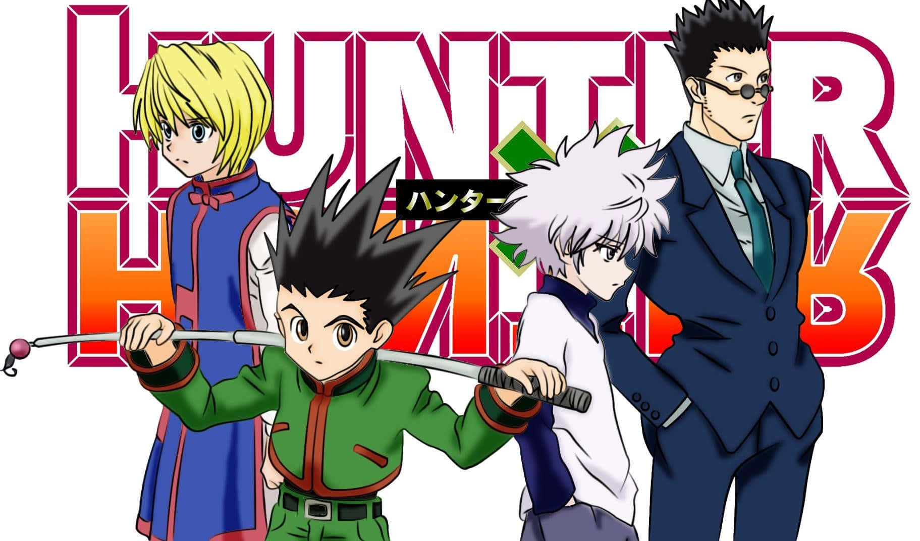 Hunter X Hunter Kurapika Leorio Killua Gon Arka Plan Duvar Kağıdı