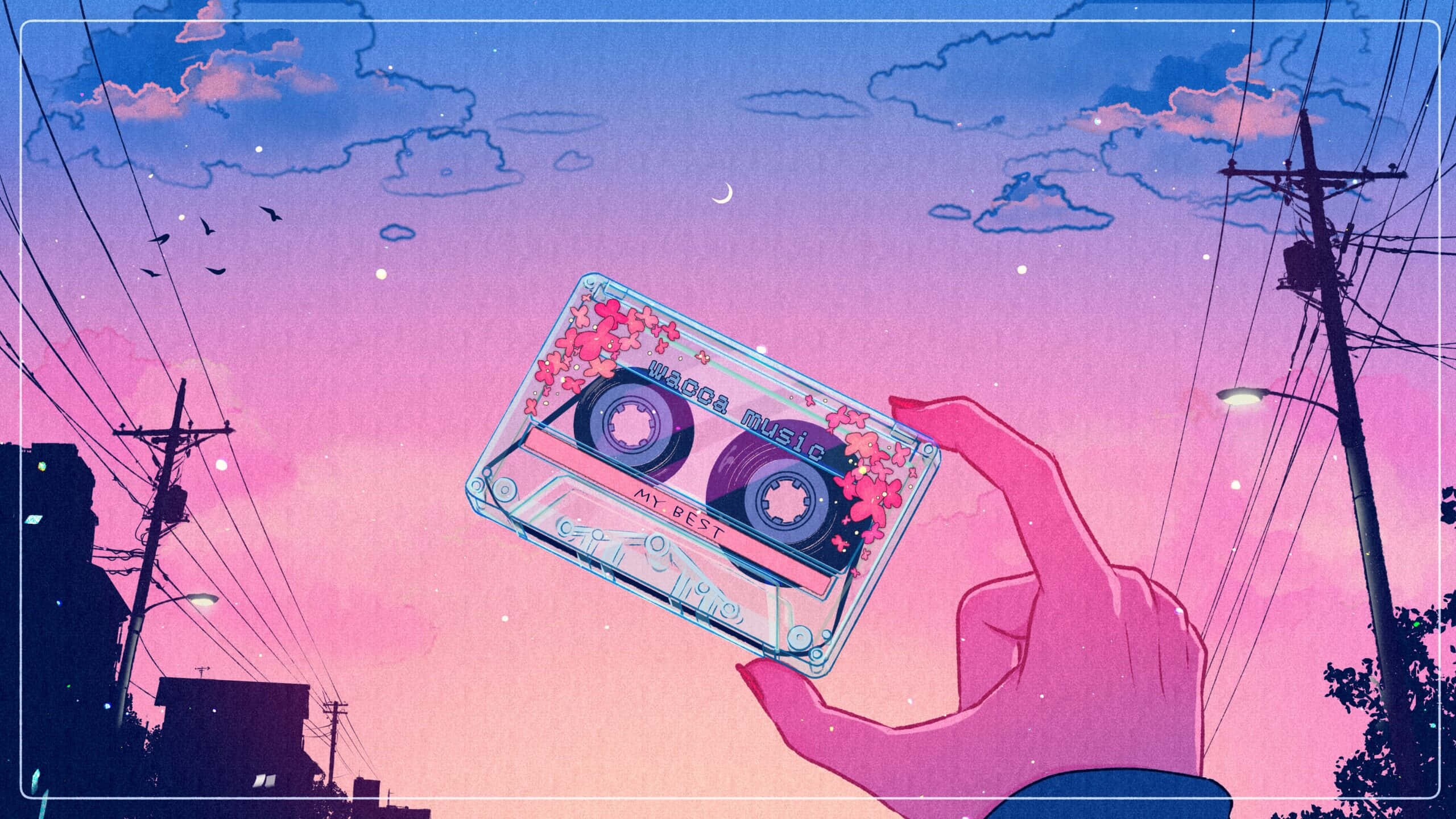 Huzur Veren Retro Müzik Estetiği Duvar Kağıdı