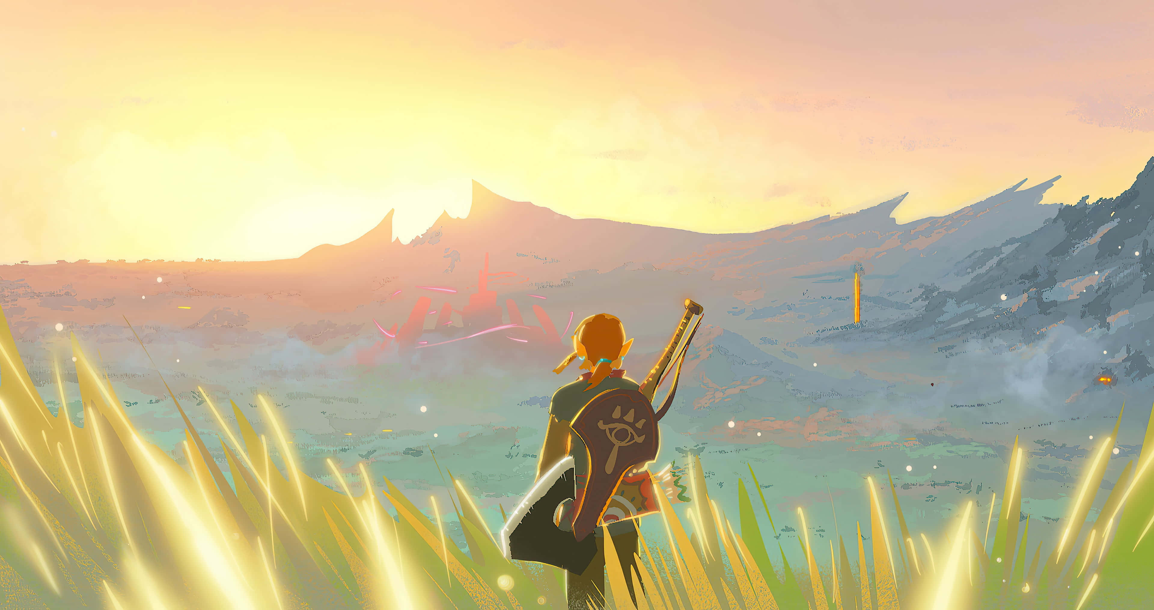 Hyrule'nin mistik dünyasını Legend Of Zelda'da keşfedin Duvar Kağıdı