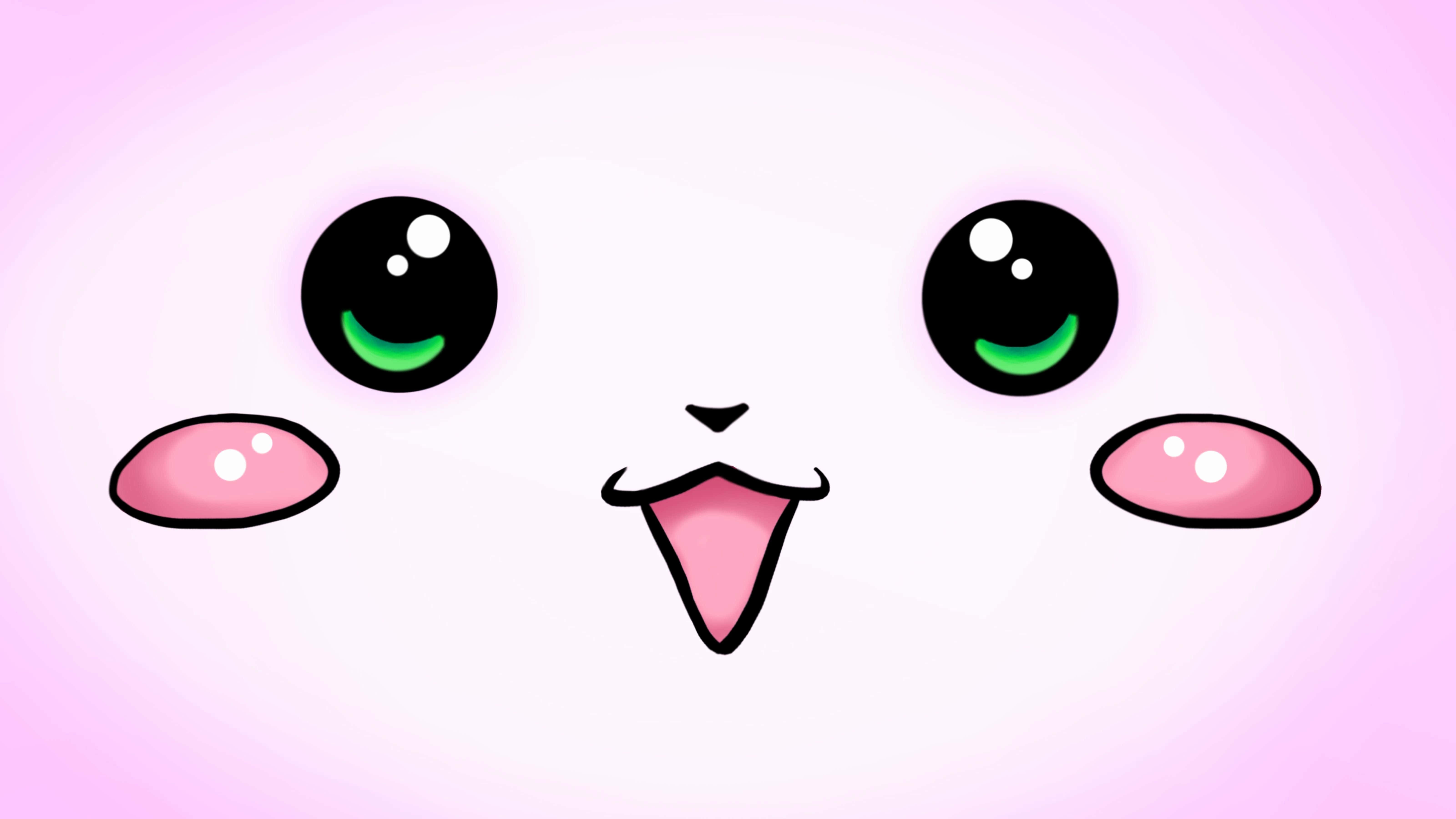 İçinizdeki sevimliliği Kawaii Pembe ile açığa çıkarın! Duvar Kağıdı