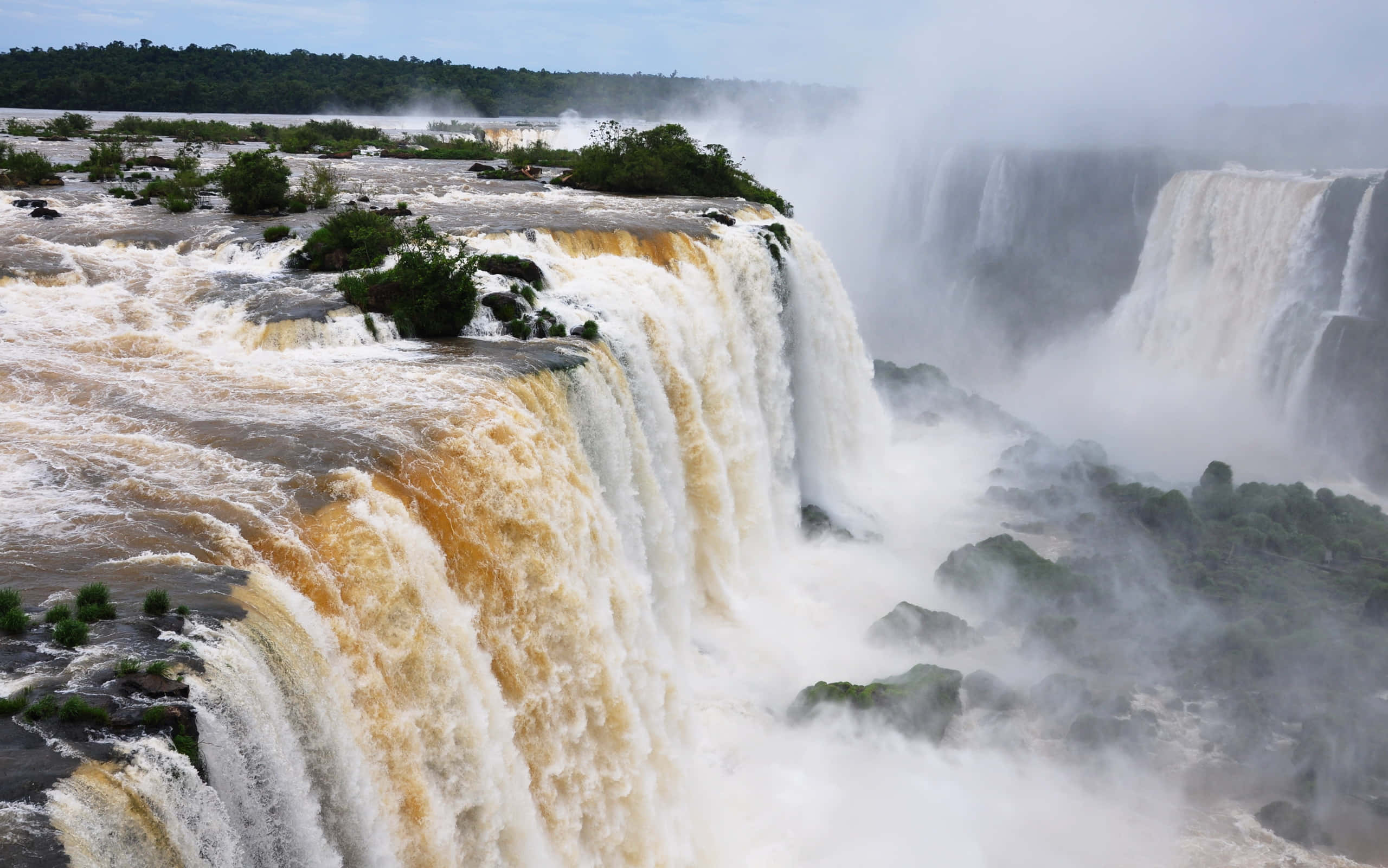 Iguazu Şelaleleri Dünyanın Yedinci Harikası Duvar Kağıdı