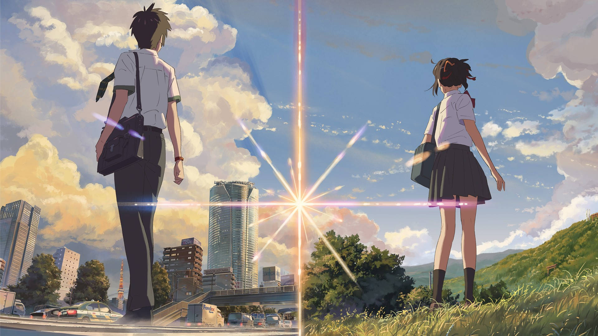 İki Dünya Senin Adın Anime 2016 Duvar Kağıdı