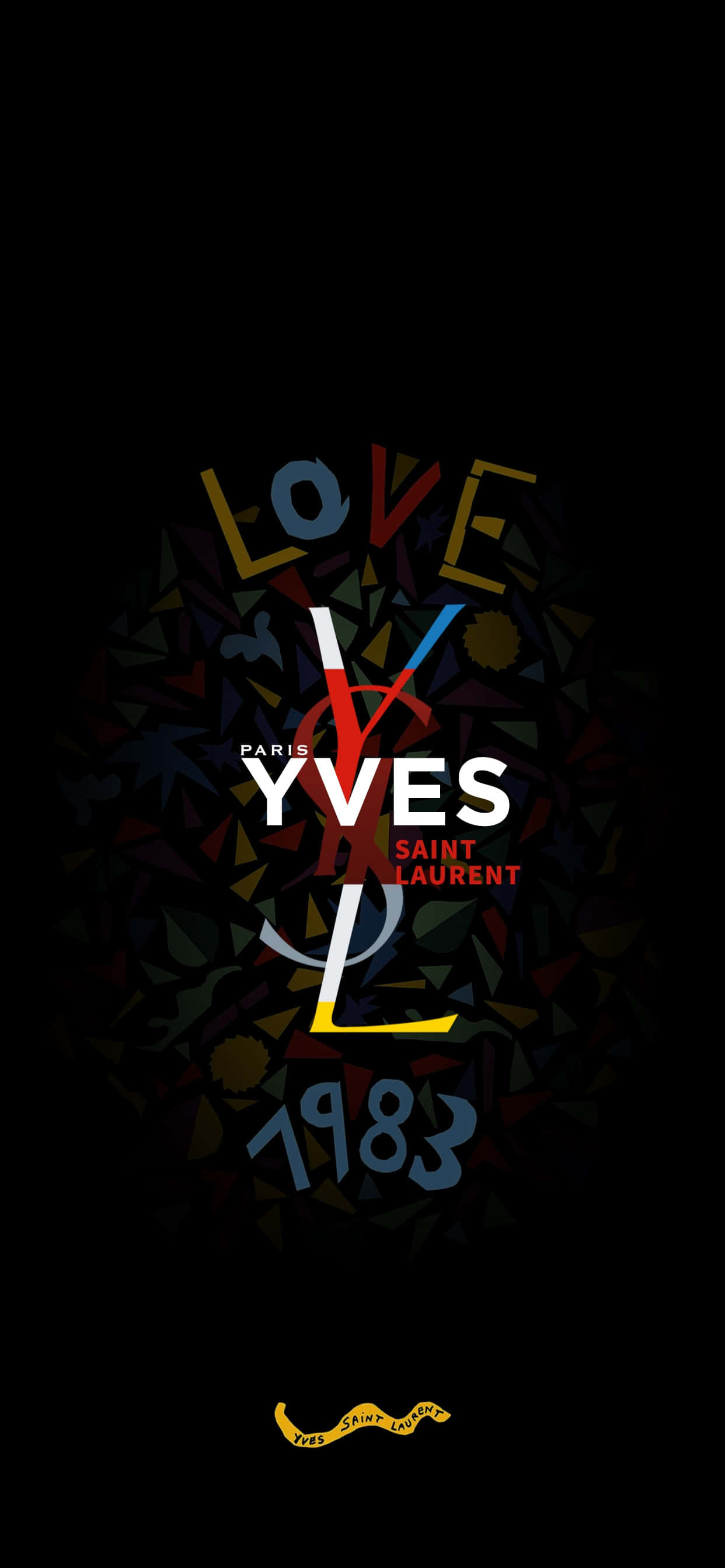 İkonik moda evi Yves Saint Laurent'in cazibesine tanık olun. Duvar Kağıdı