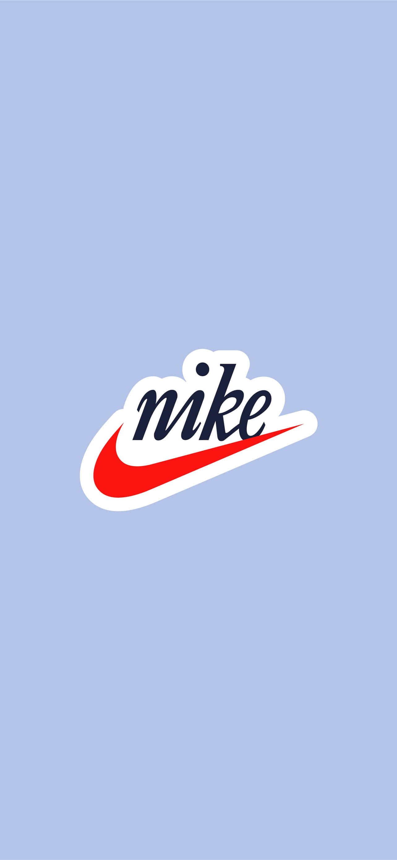 İkonik Nike mavi logosu Duvar Kağıdı