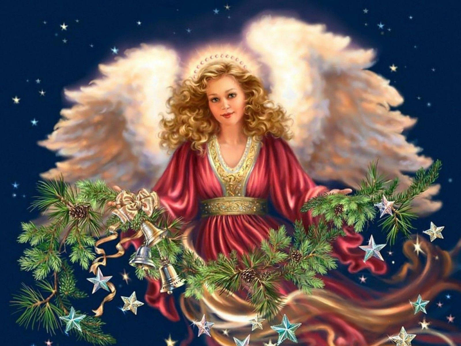 İlahi Noel Meleği Duvar Kağıdı