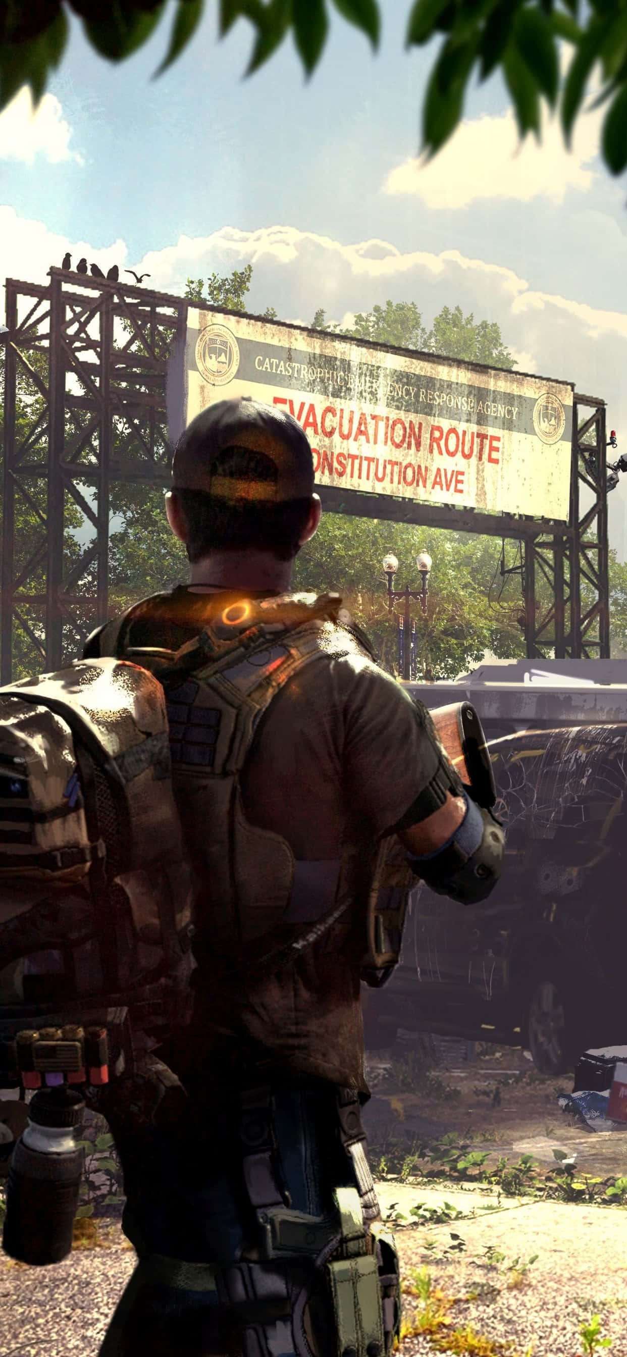 İmkansıza meydan okuyun ve iPhone Xs Max The Division ile donanıp düşmanlarınızı yenin! Duvar Kağıdı