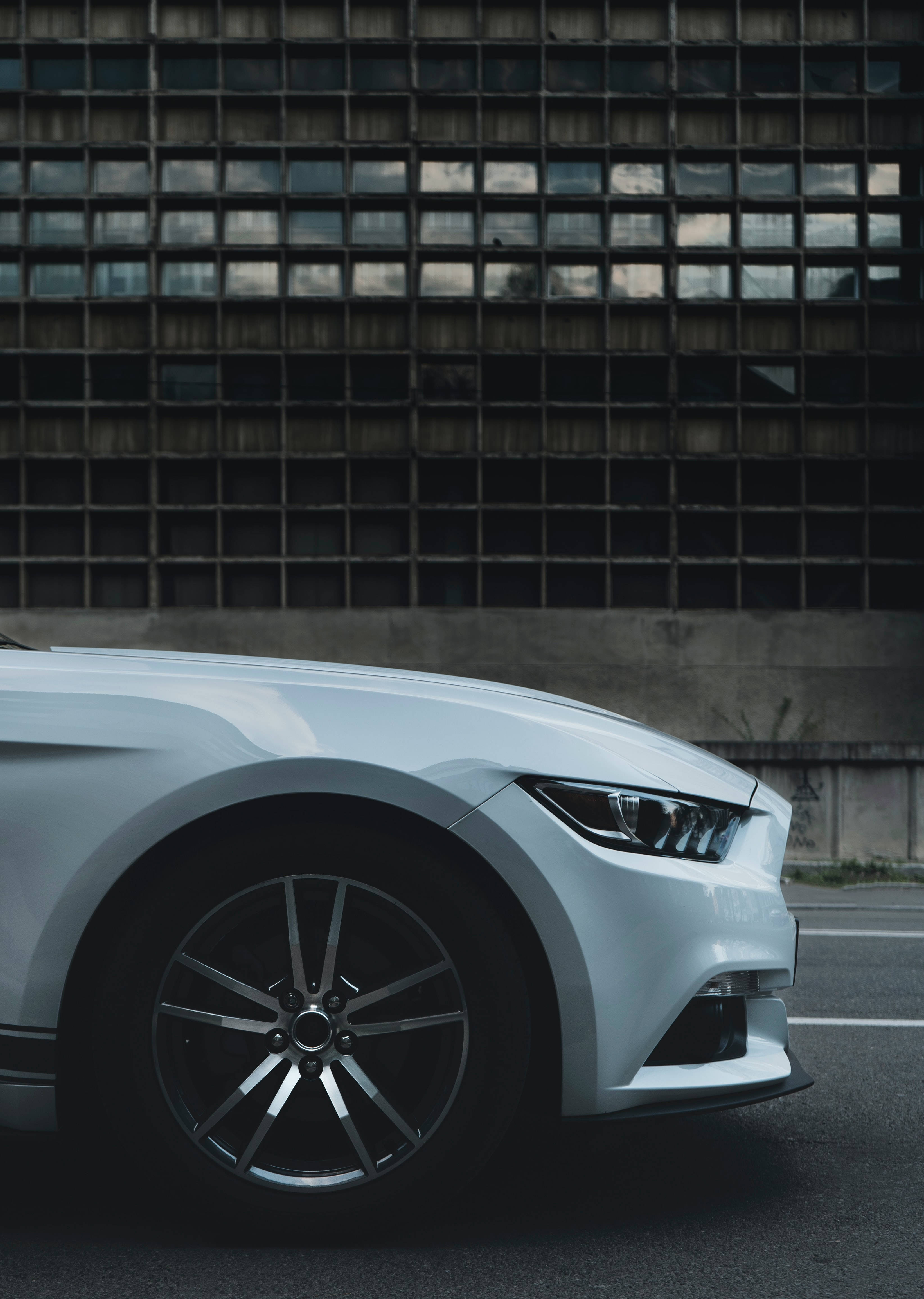 İnci Beyazı Ford Mustang Duvar Kağıdı