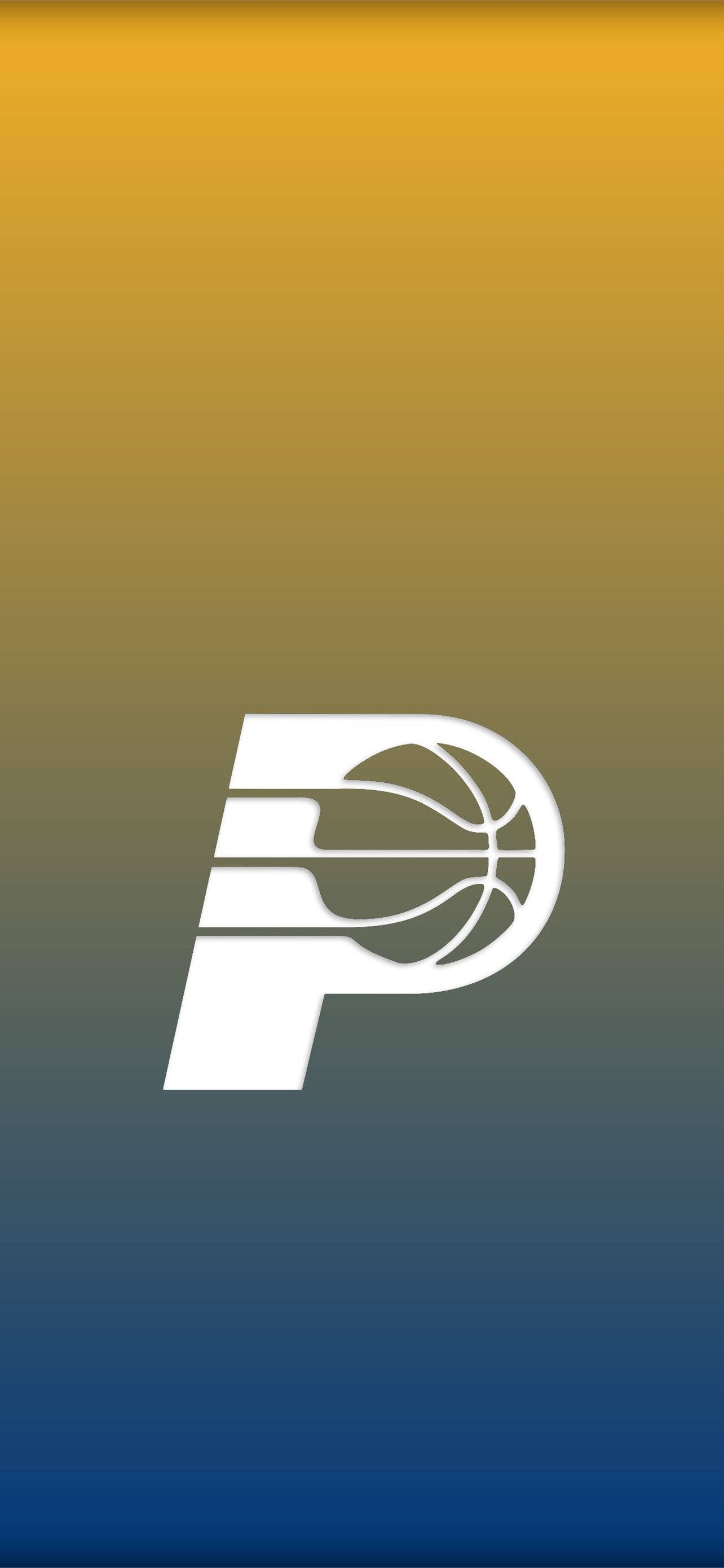 Indiana Pacers Minimalist Takım Logosu Duvar Kağıdı
