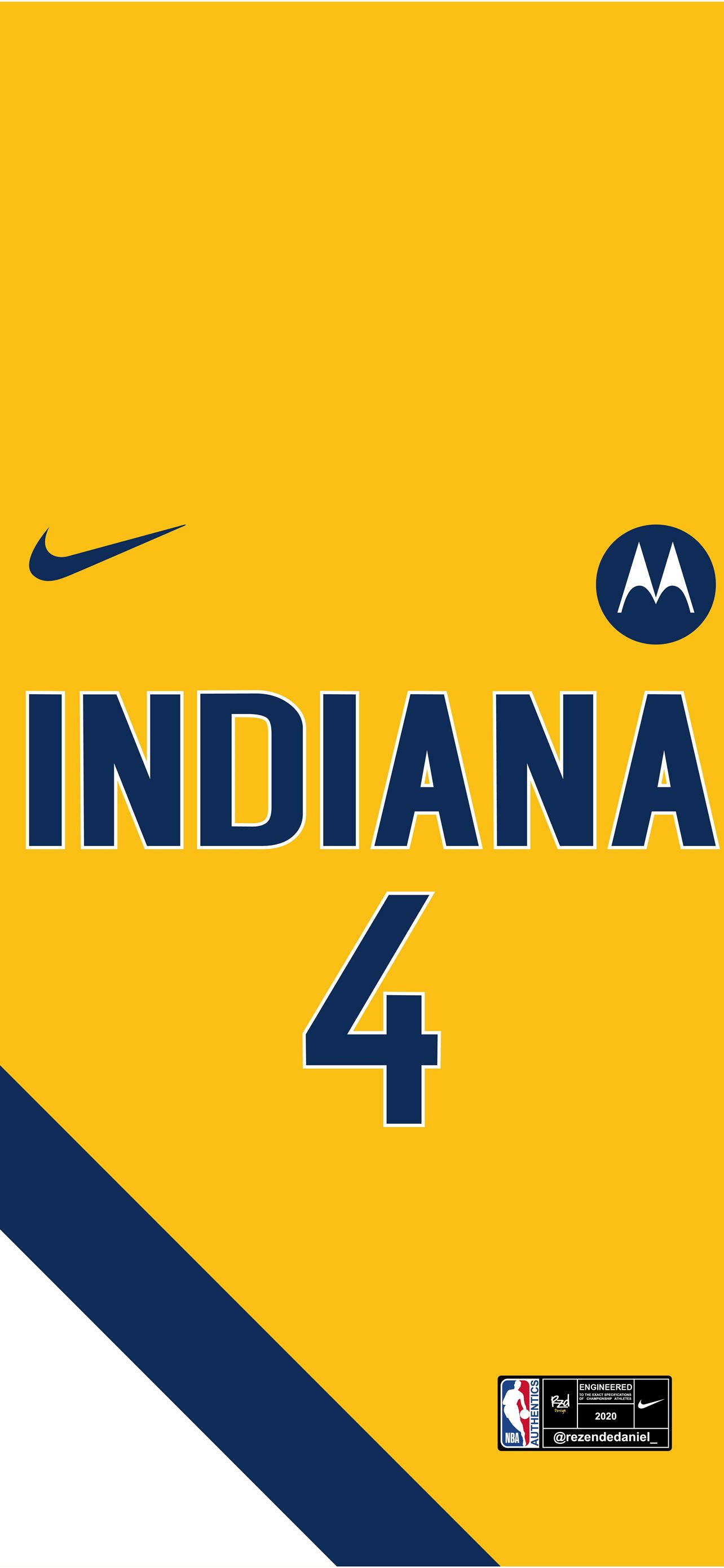 Indiana Pacers Vektör Sanatı Forma Duvar Kağıdı