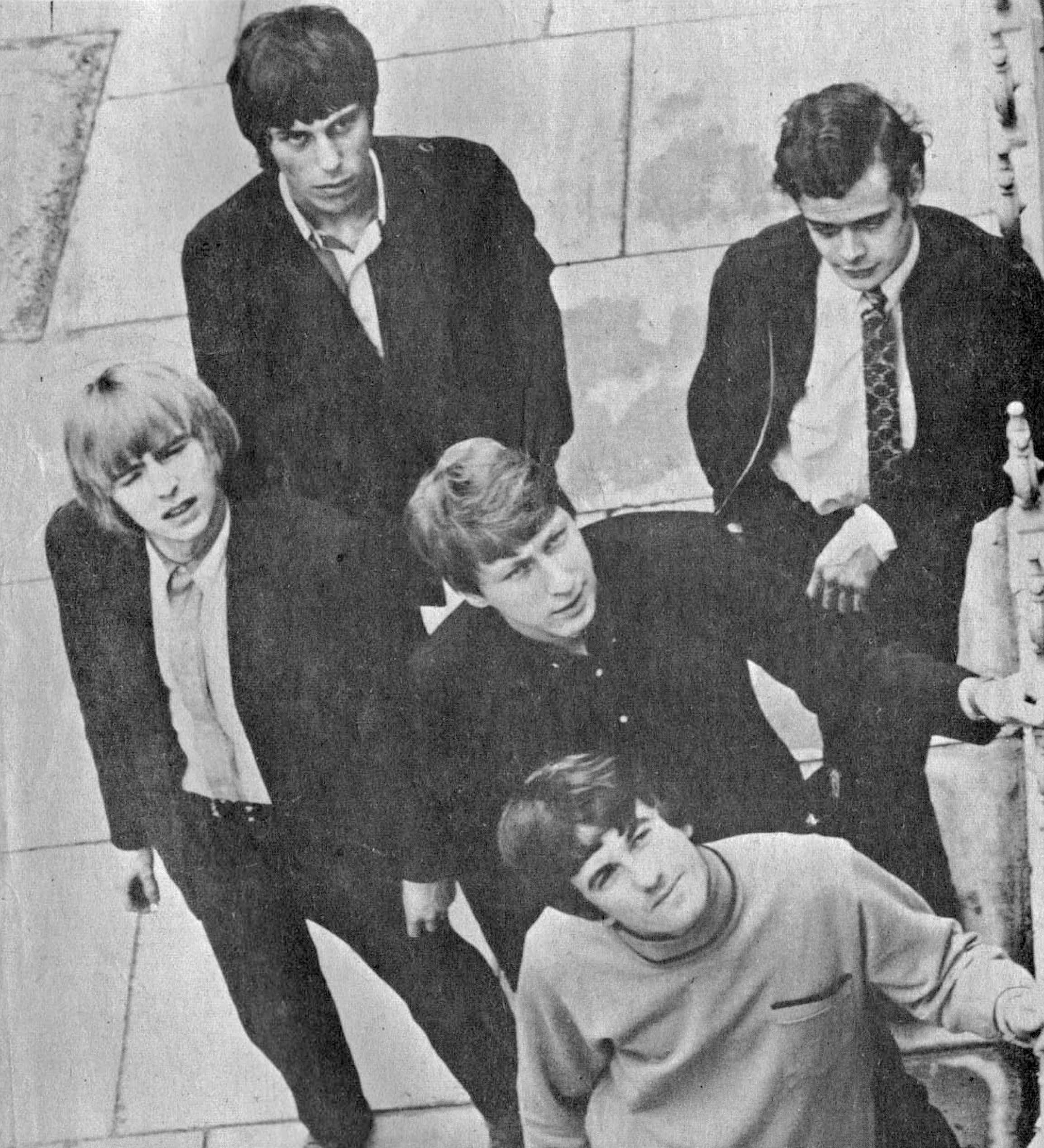 İngiliz Rock Grubu Yardbirds Üstten Görünüm Duvar Kağıdı