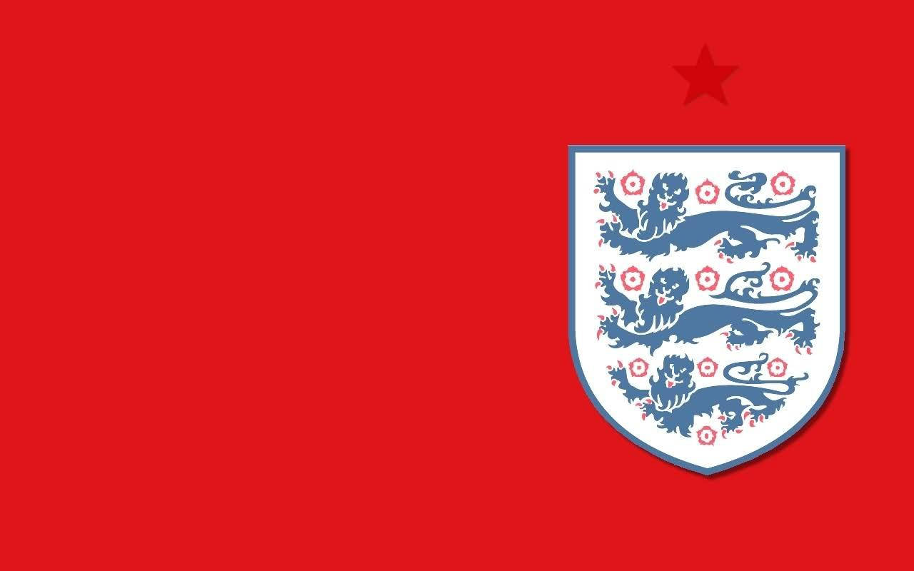 İngiltere Futbol Kırmızı Arka Plan Yıldız Duvar Kağıdı