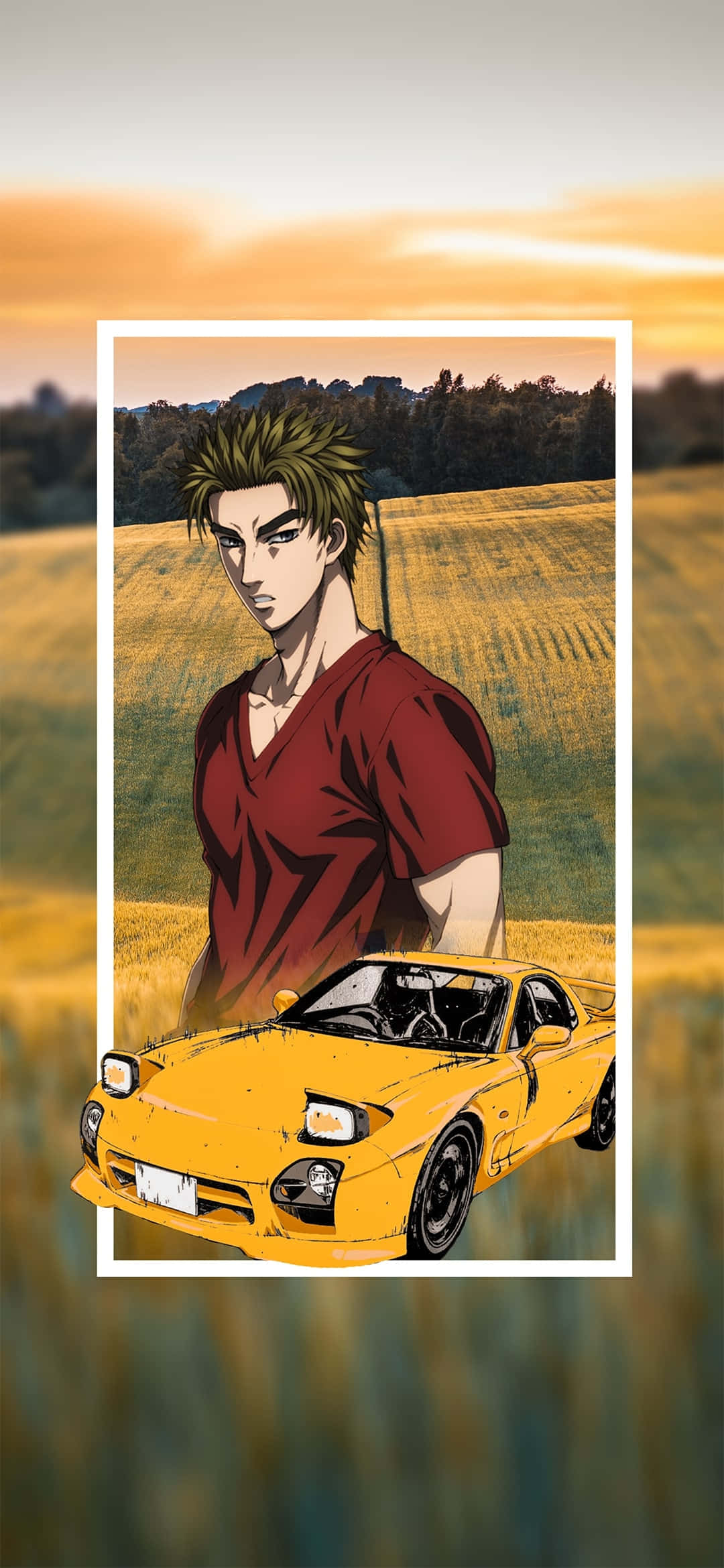 Initial D Telefonu İçin Güncellemeleri Takip Edin Duvar Kağıdı