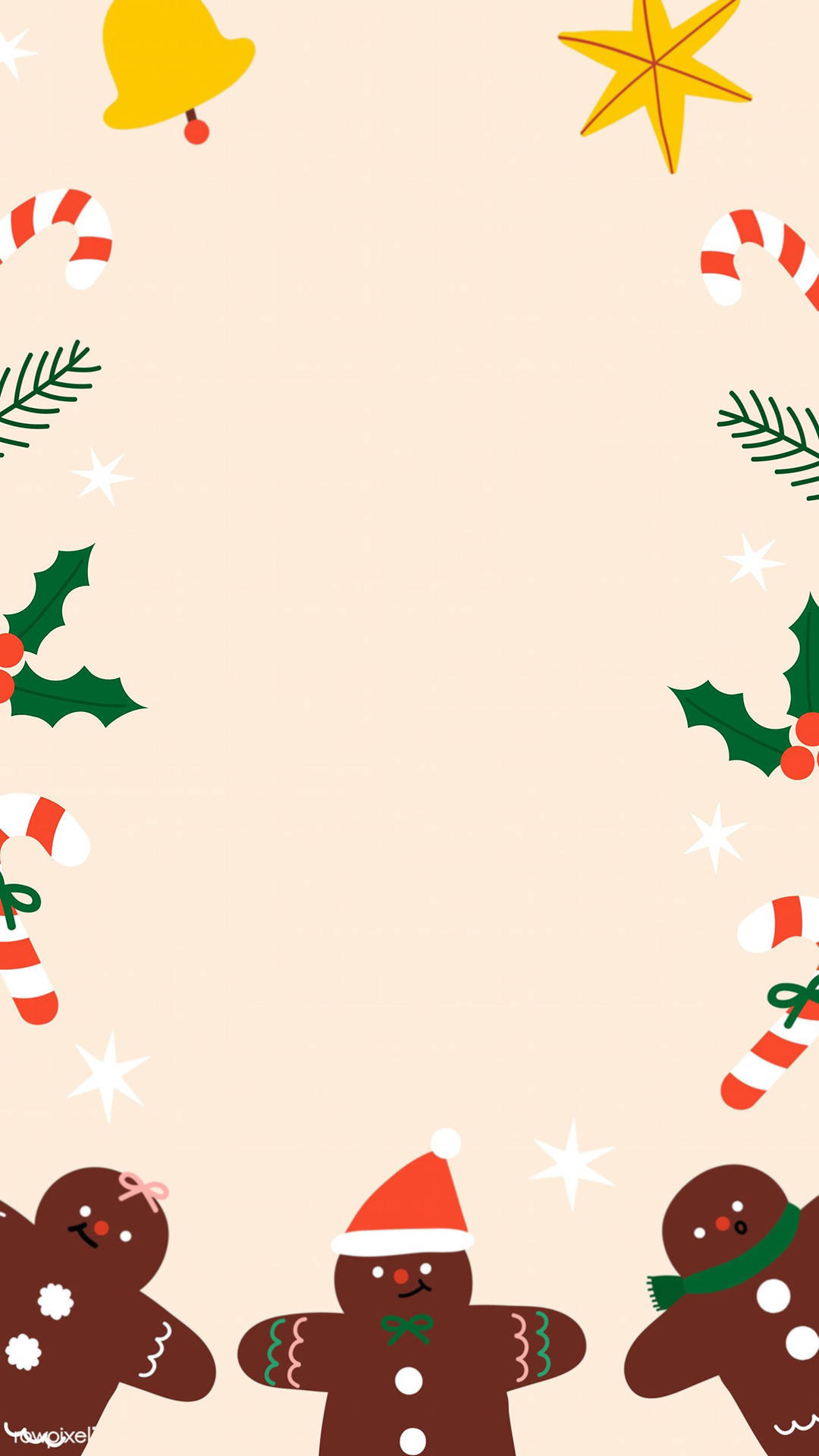 Instagram Hikaye Noel Şablonu Duvar Kağıdı