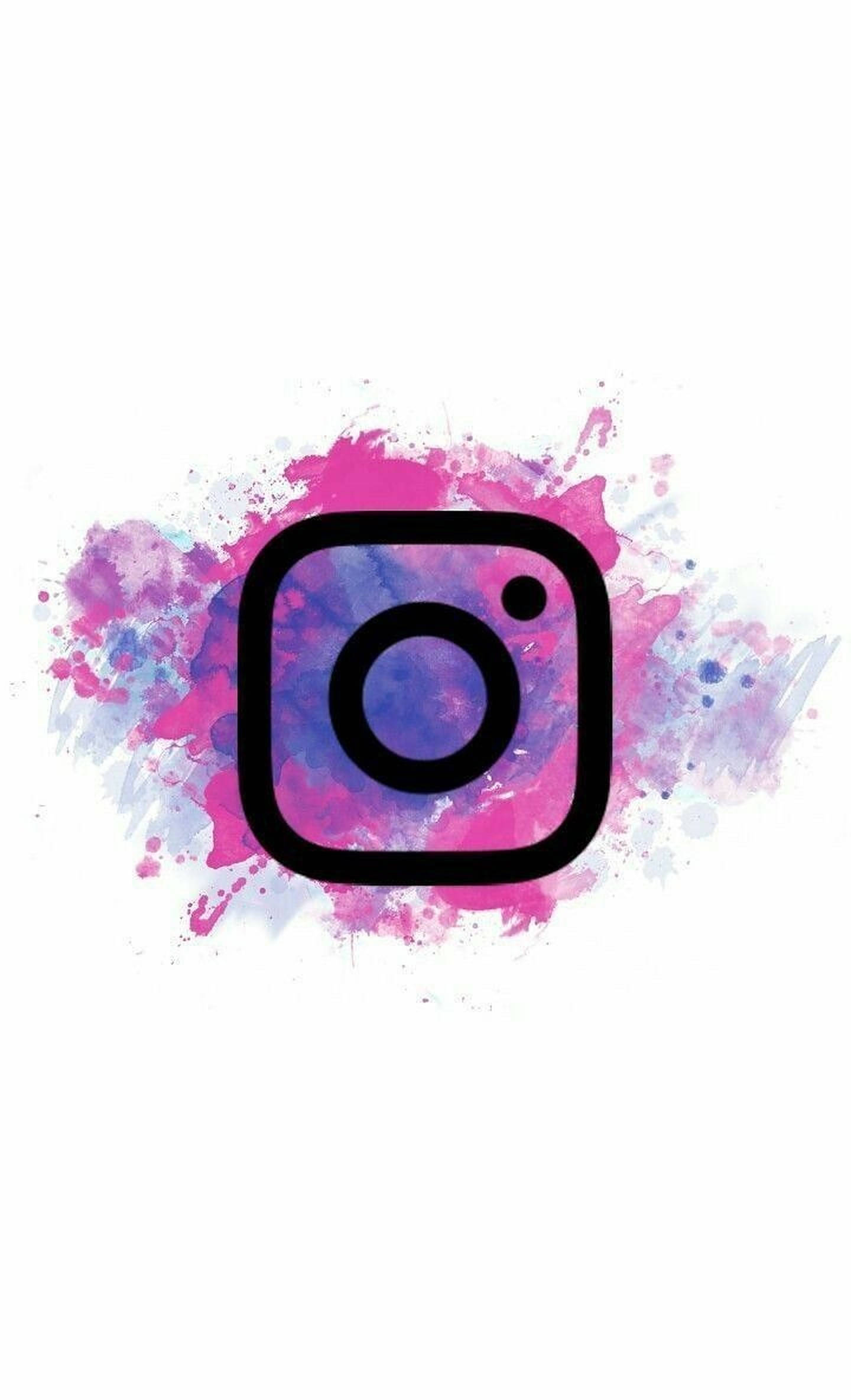 Instagram Suluboya Sanatı Duvar Kağıdı