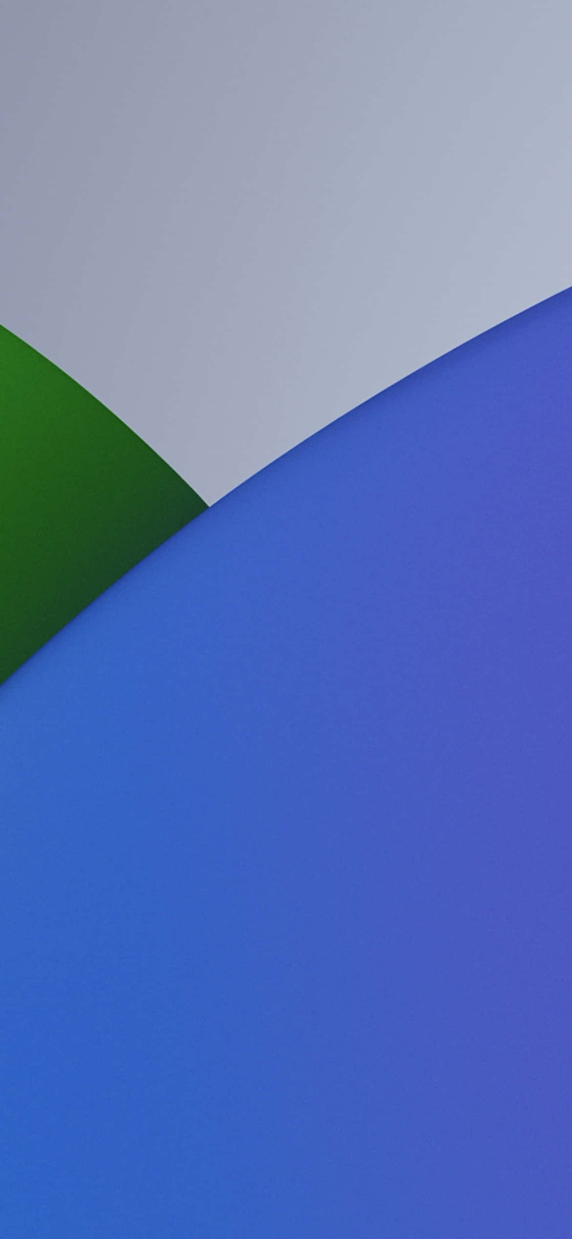 iOS 13 Mavi Daire Arka Plan Duvar Kağıdı