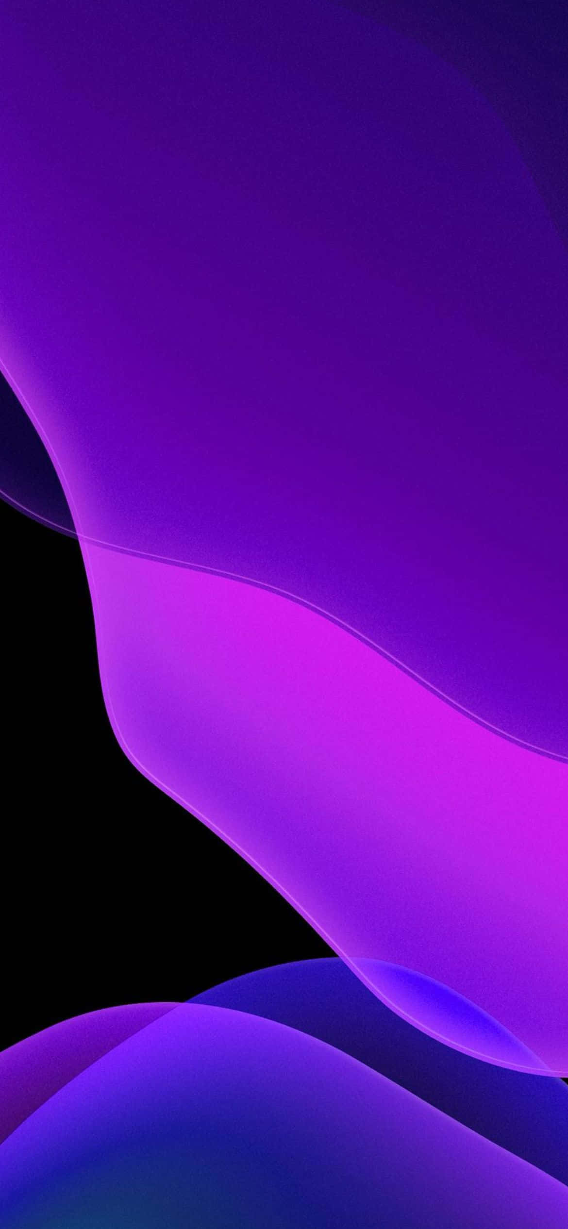 iOS 13 Mor Tonları Arka Planı Duvar Kağıdı