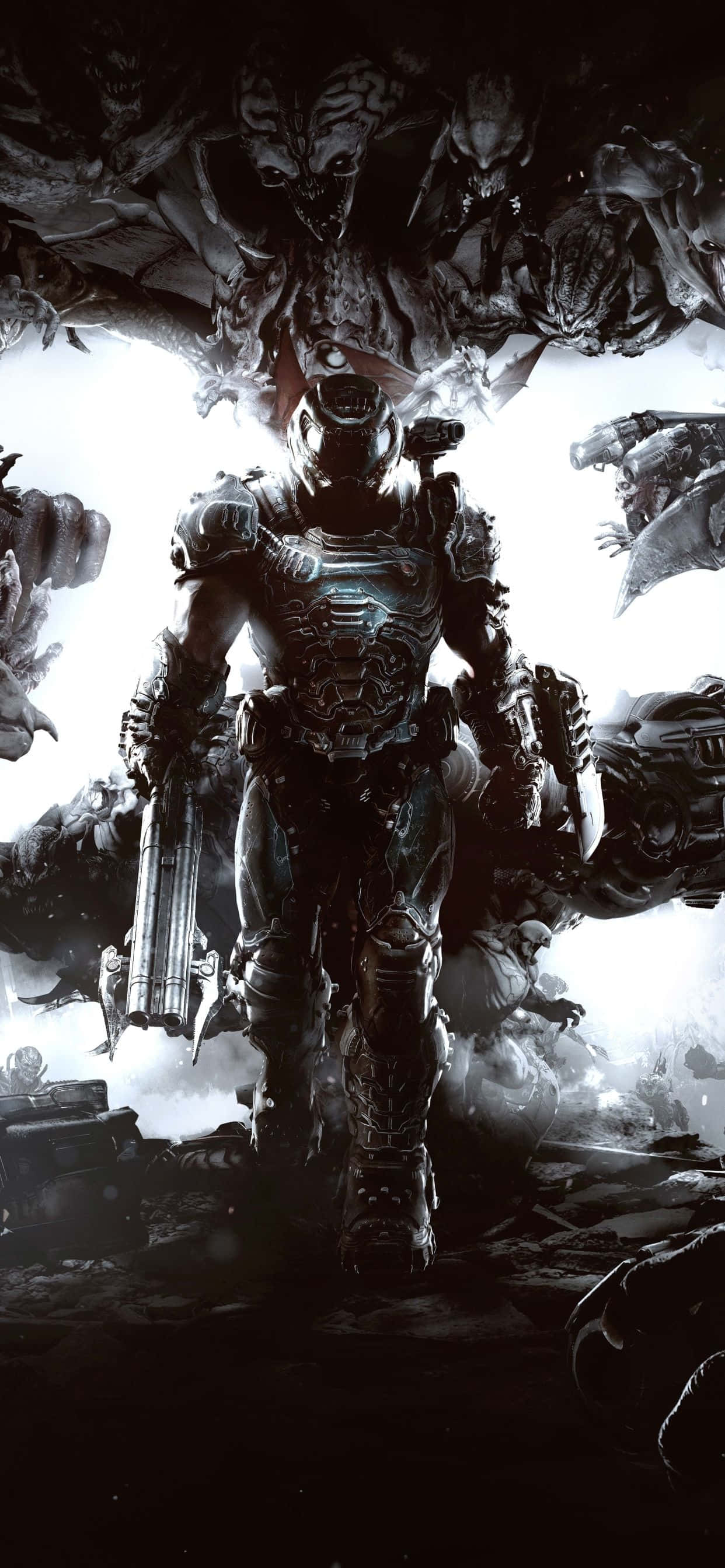 iOS'ta Doom Eternal'da şeytanları alt etmeye hazır olun Duvar Kağıdı