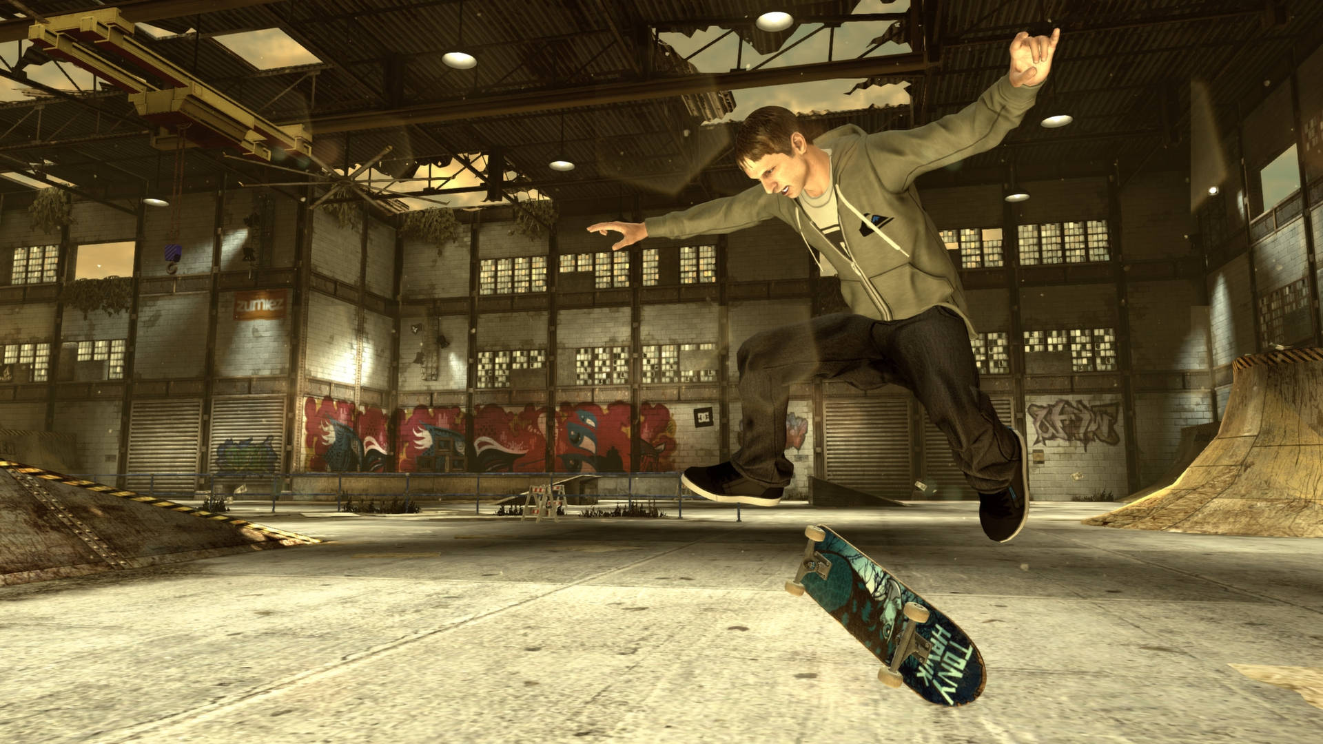 iPad Pro Tony Hawk Terk Edilmiş Kaykay Parkında Duvar Kağıdı