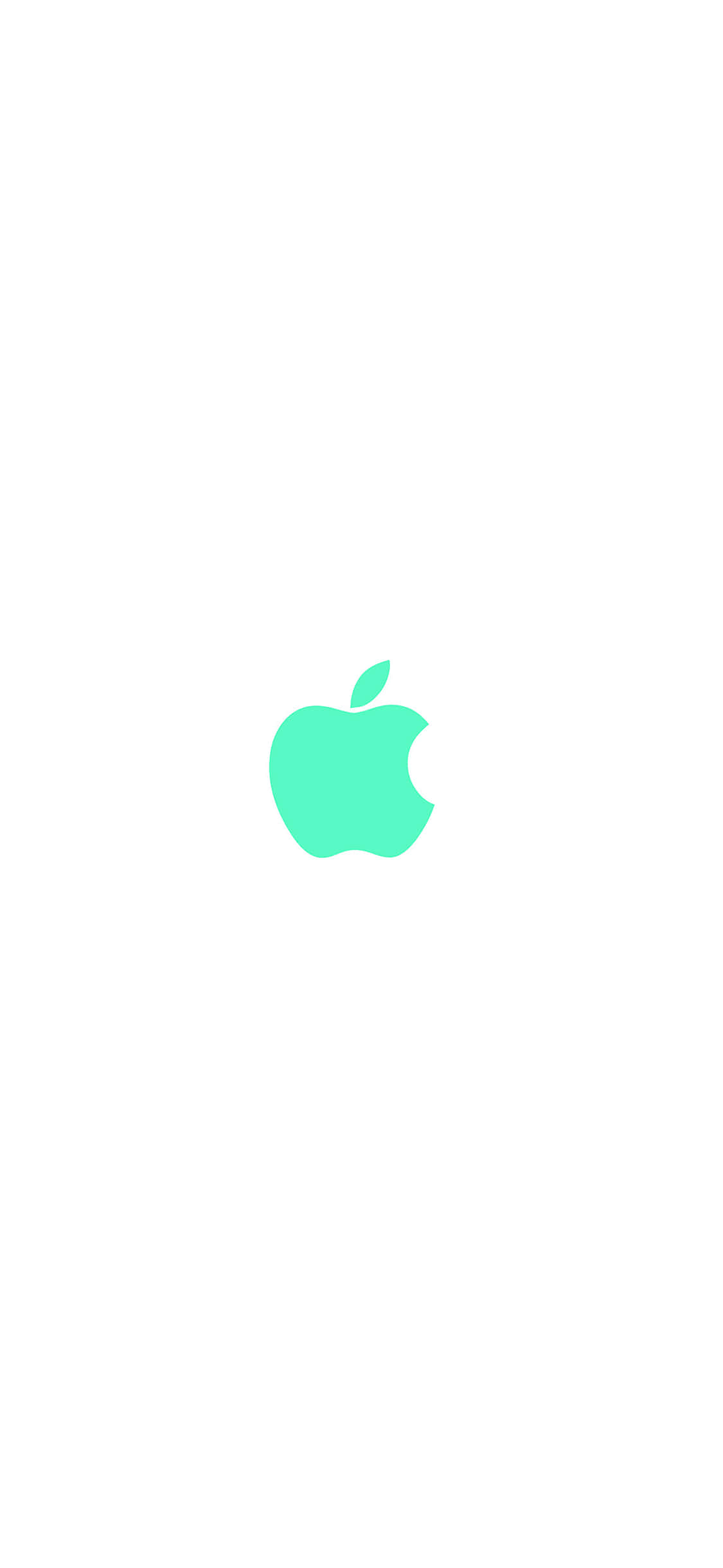 iPhone 11 Yeşil Elma Logosu Duvar Kağıdı