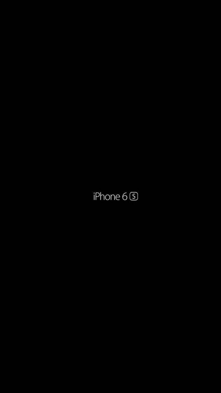 iPhone 6s Temel Siyah Duvar Kağıdı