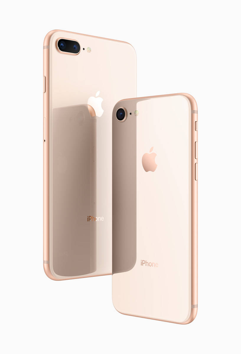 iPhone 8 Gül Altın Duvar Kağıdı