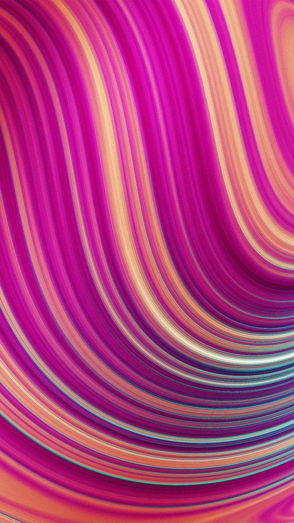 iPhone 8 Kırmızı Dalgalı Çizgiler Duvar Kağıdı